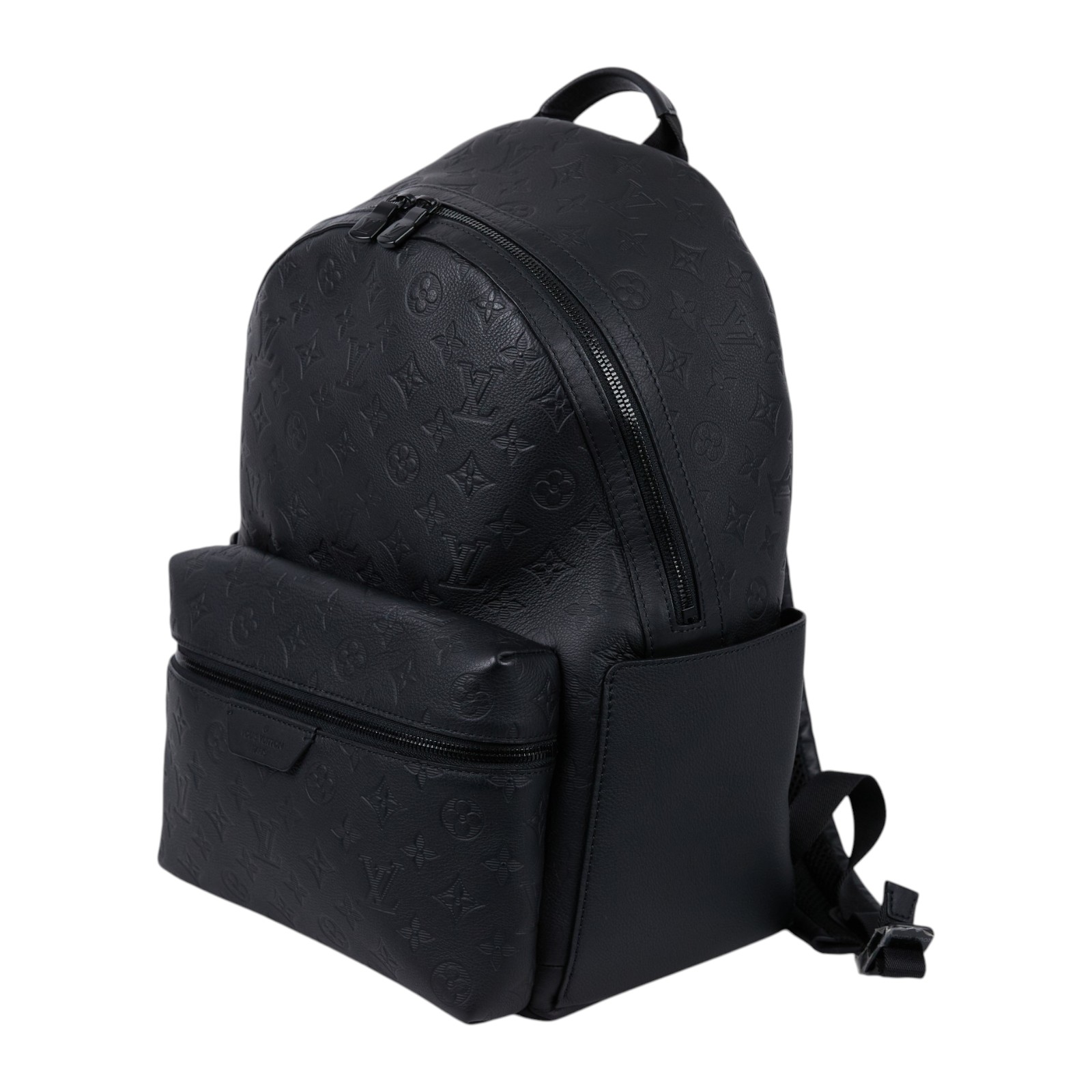路易威登 LOUIS VUITTON Discovery 後背包 黑色 M46553 晶片款 黑原花壓紋DISCOVERY後背包 防塵袋