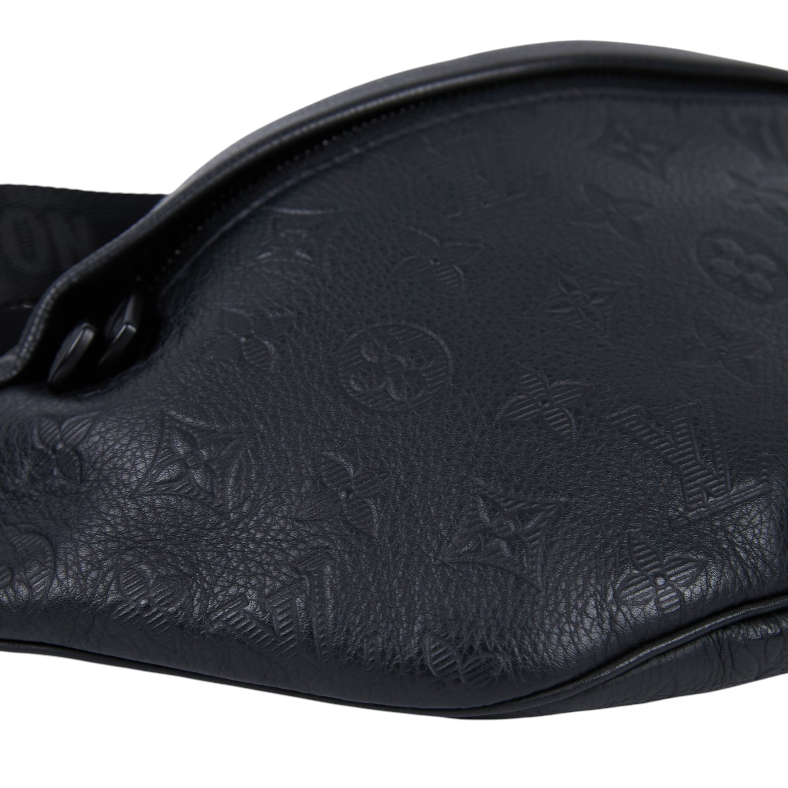 路易威登 LOUIS VUITTON Discovery PM 腰包 小牛皮 黑色 M46036 晶片款 黑原花壓紋DISCOVERY腰包 防塵袋