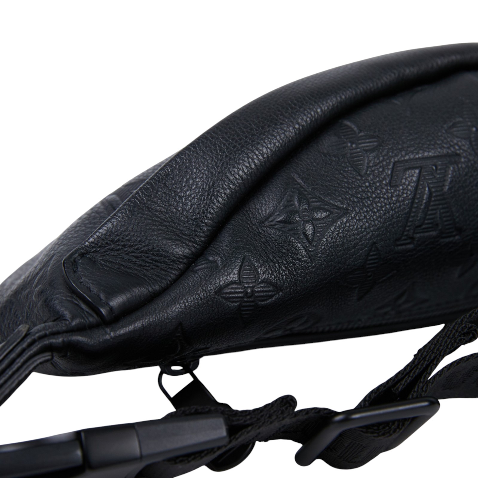 路易威登 LOUIS VUITTON Discovery PM 腰包 小牛皮 黑色 M46036 晶片款 黑原花壓紋DISCOVERY腰包 防塵袋