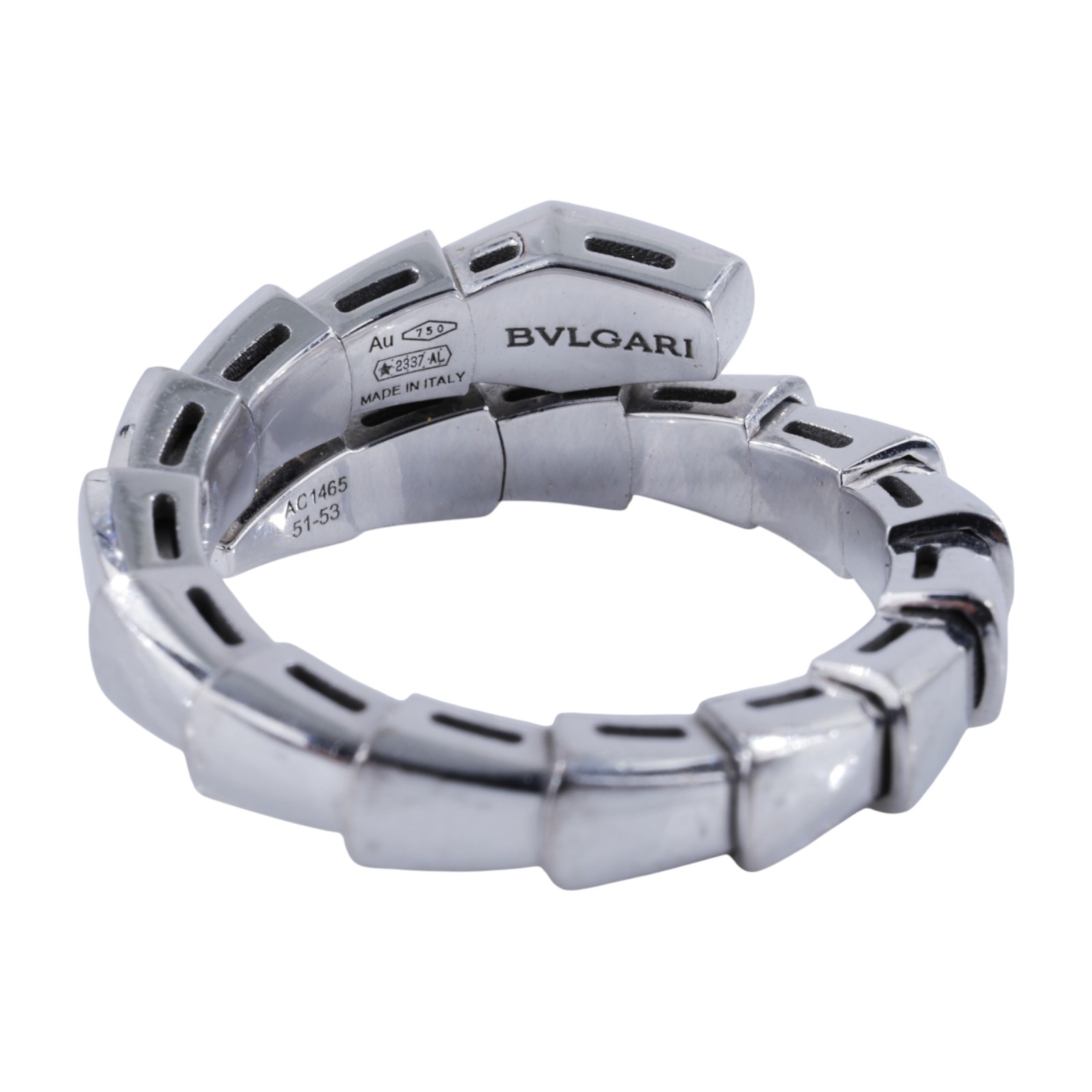 寶格麗 BVLGARI Serpenti Viper 戒指 360467 WG SERPENTI VIPER戒指#51-53 防塵袋/保書