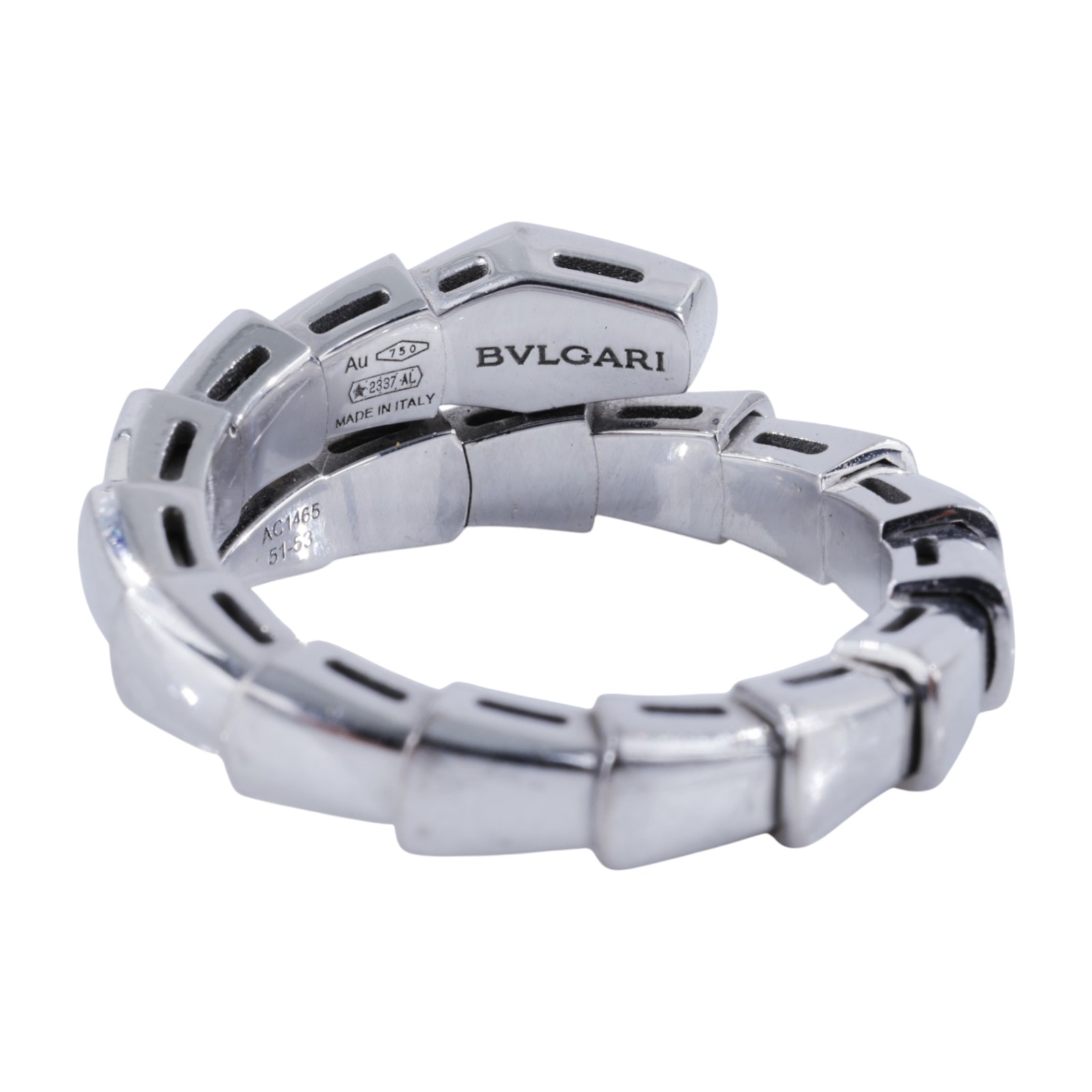 寶格麗 BVLGARI Serpenti Viper 戒指 360467 WG SERPENTI VIPER戒指#51-53 防塵袋/保書