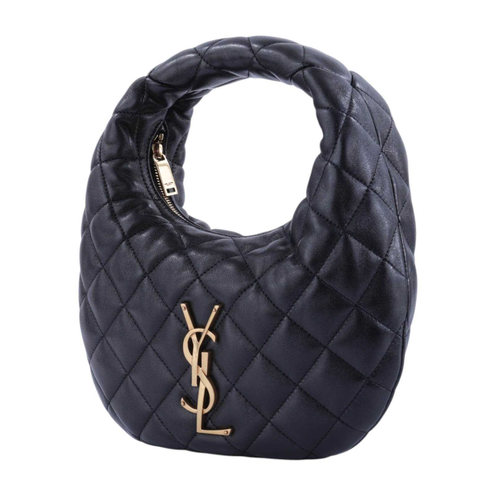 聖羅蘭 YSL SAINT LAURENT Icarino 絎縫 納帕皮 手提包 851689AAANG 黑金ICARINO 肩背包 原廠盒子/防塵袋/購買證明