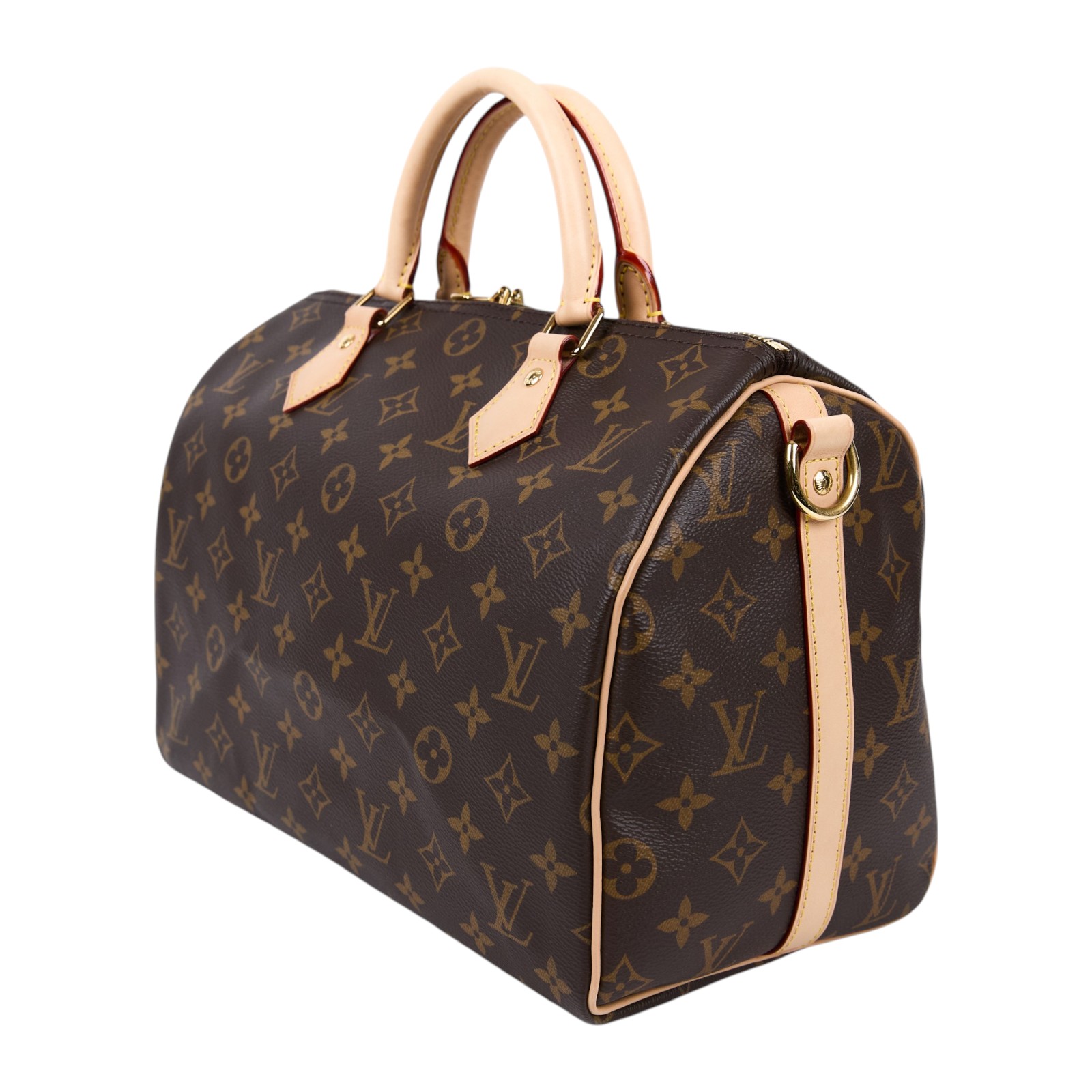 路易威登 LOUIS VUITTON Speedy Bandoulière 30 波士頓包 手提包 經典帆布 M46980 晶片款  購買證明正本/防塵袋 /背帶2/鎖組