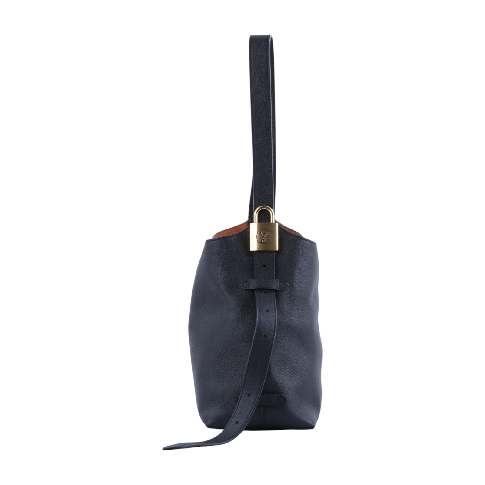 路易威登 LOUIS VUITTON Low Key Hobo PM 手提包 黑色 M25352 晶片款 黑Low Key Hobo PM 購買證明正本