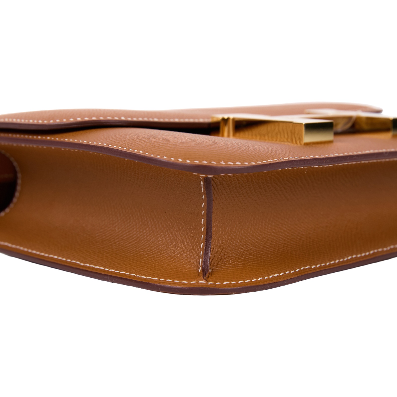 愛馬仕 Hermes Constance Bag 康康包 24 金色五金 金棕色 H083692CC37 /U MS 808 BA  防塵袋/原廠盒子/鏡子/購買證明正本