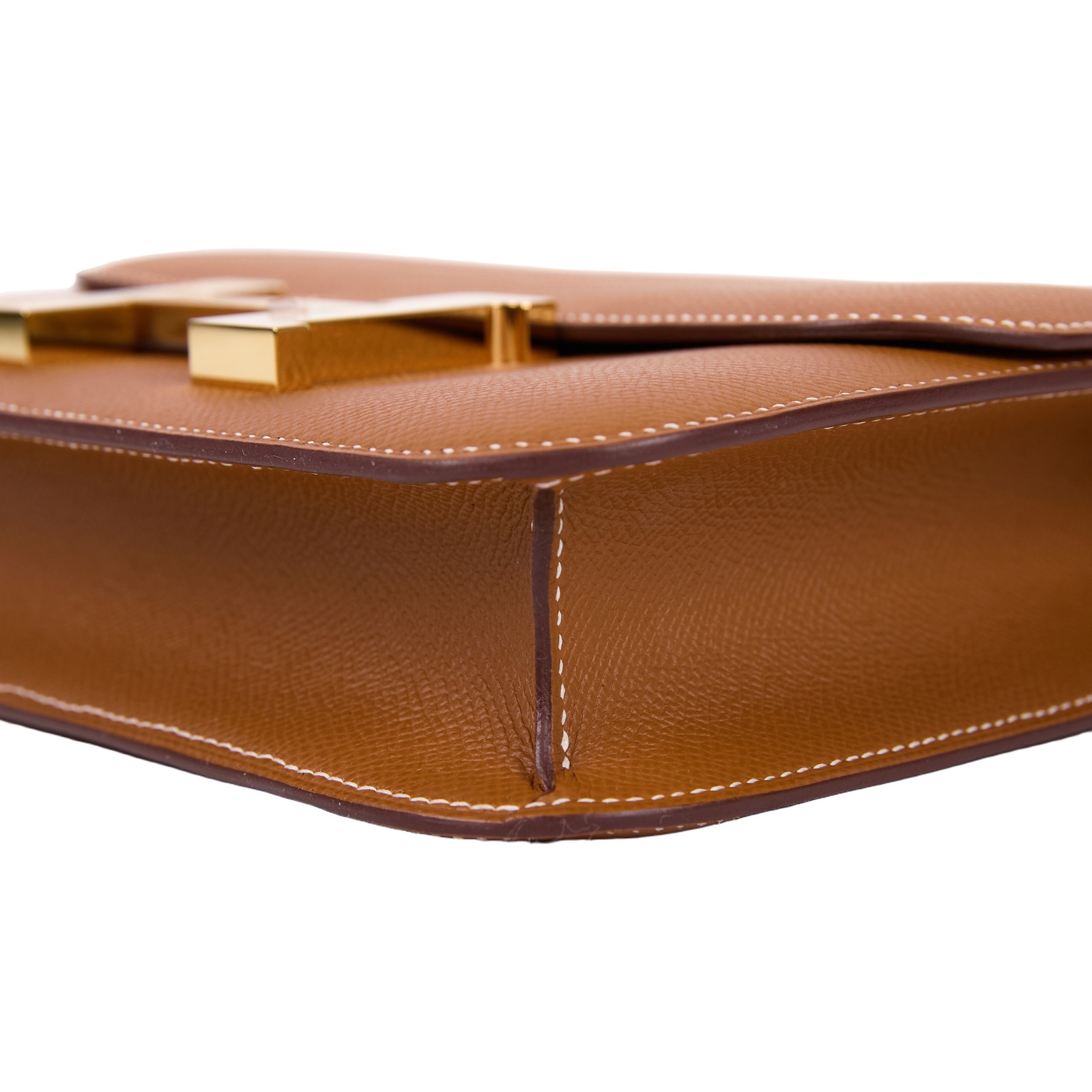 愛馬仕 Hermes Constance Bag 康康包 24 金色五金 金棕色 H083692CC37 /U MS 808 BA  防塵袋/原廠盒子/鏡子/購買證明正本