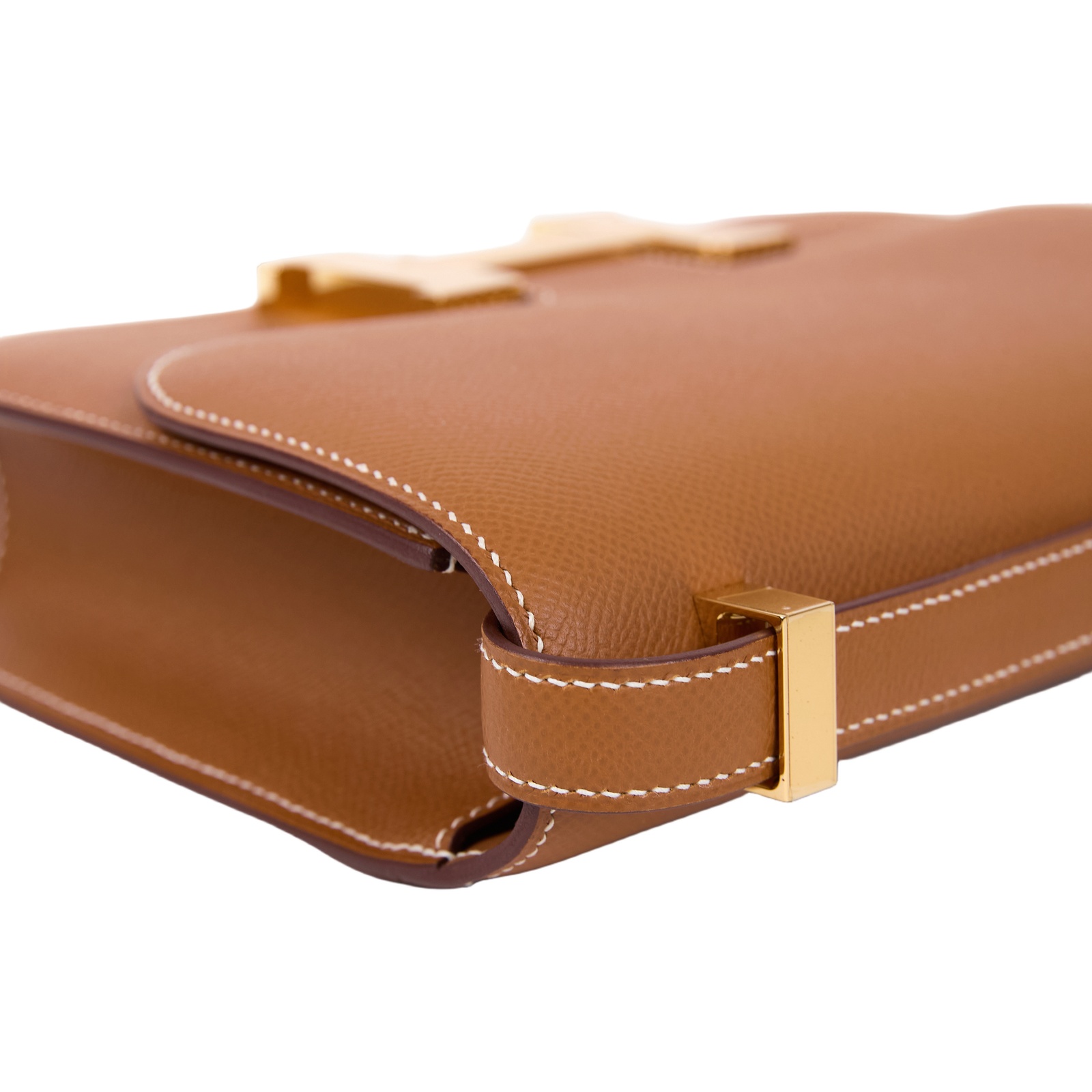 愛馬仕 Hermes Constance Bag 康康包 24 金色五金 金棕色 H083692CC37 /U MS 808 BA  防塵袋/原廠盒子/鏡子/購買證明正本