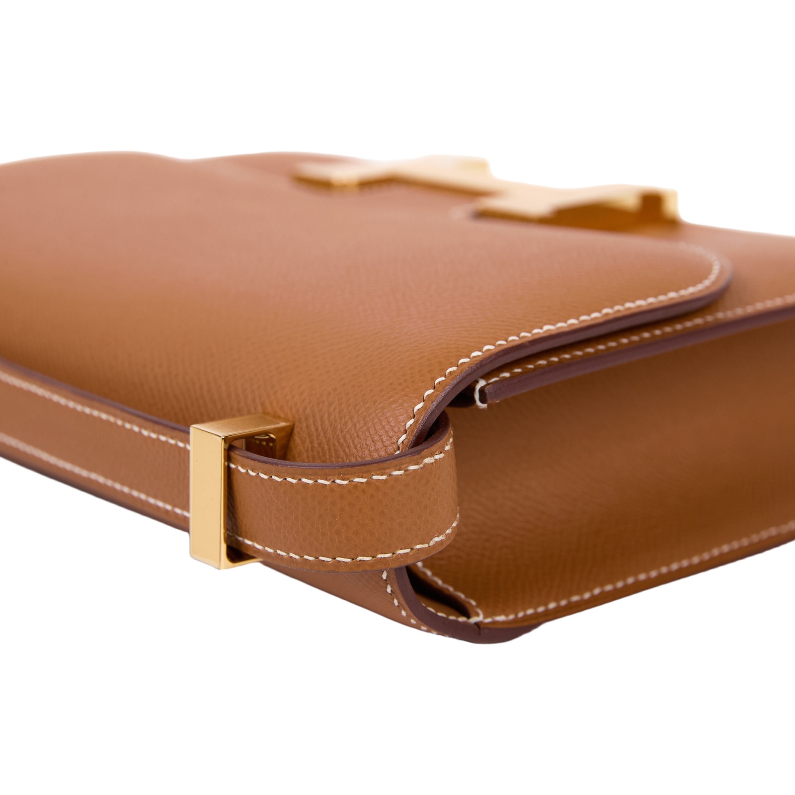 愛馬仕 Hermes Constance Bag 康康包 24 金色五金 金棕色 H083692CC37 /U MS 808 BA  防塵袋/原廠盒子/鏡子/購買證明正本
