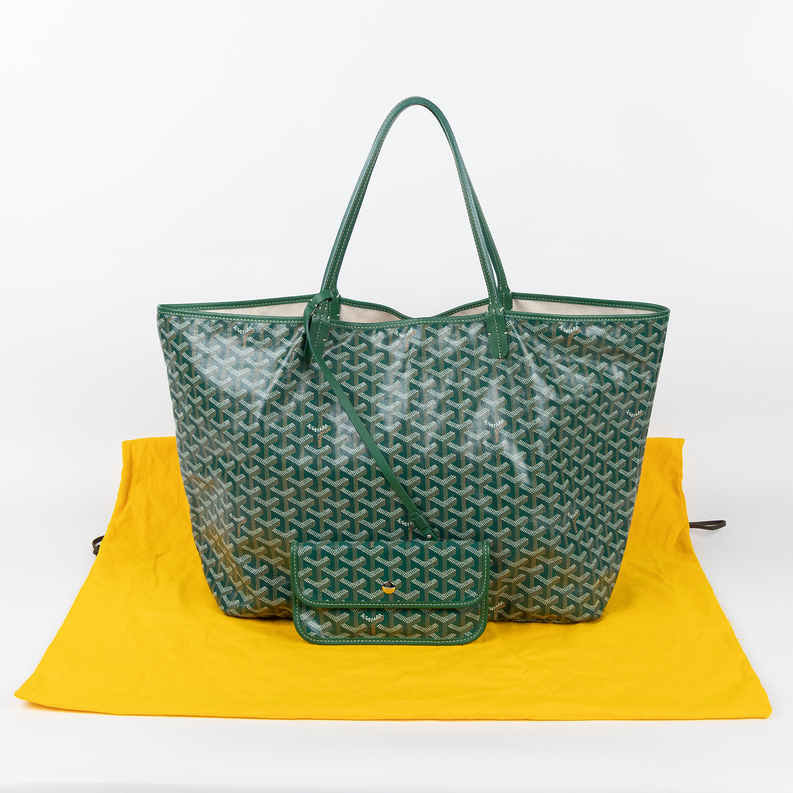 高雅德 GOYARD Saint Louis GM Bag 托特包 STLOUIGMLTY 綠SAINT LOUIS GM 防塵袋/內袋