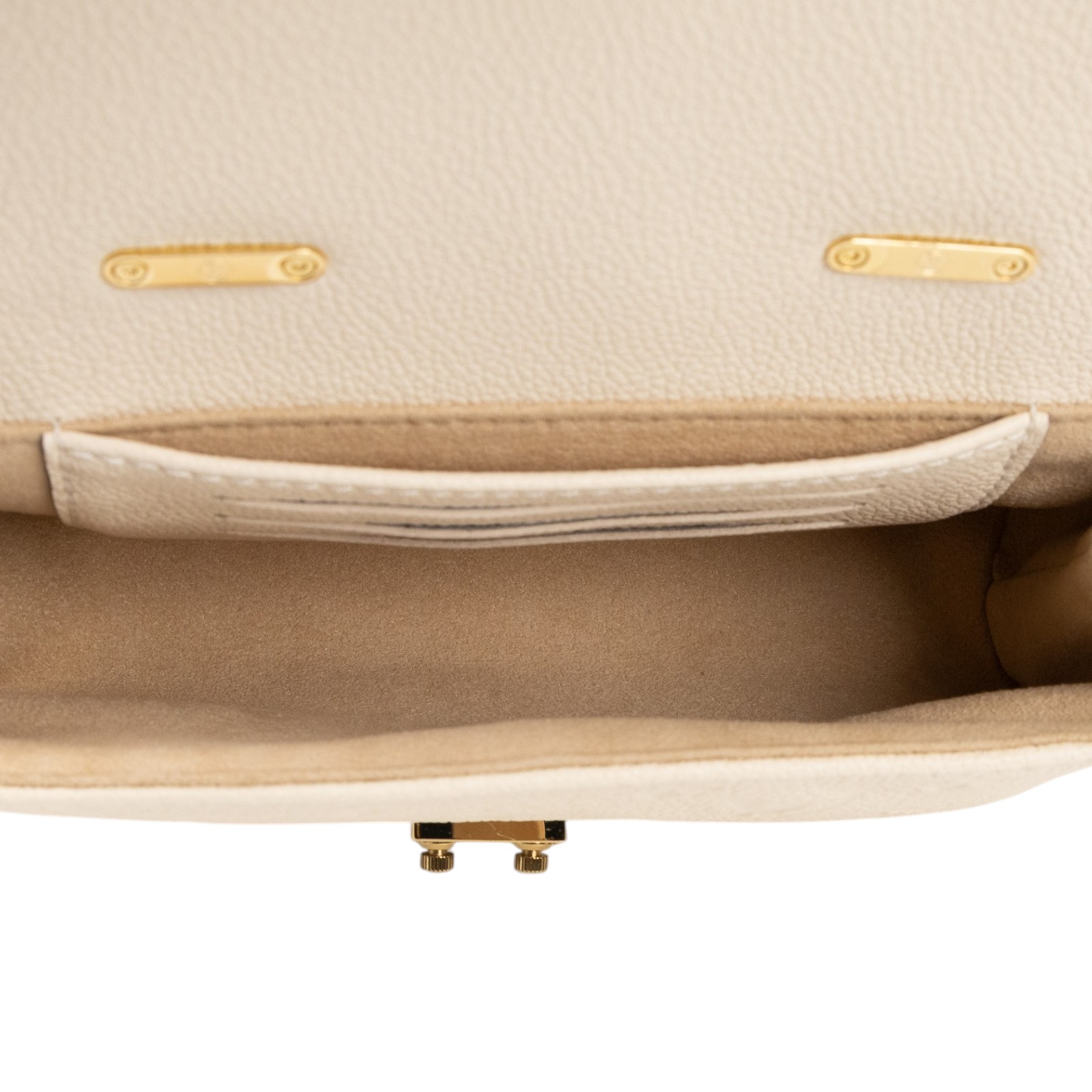路易威登 LOUIS VUITTON Nano Madeleine 單肩包 奶油色 M12145 晶片款  背帶/防塵袋/原廠盒子