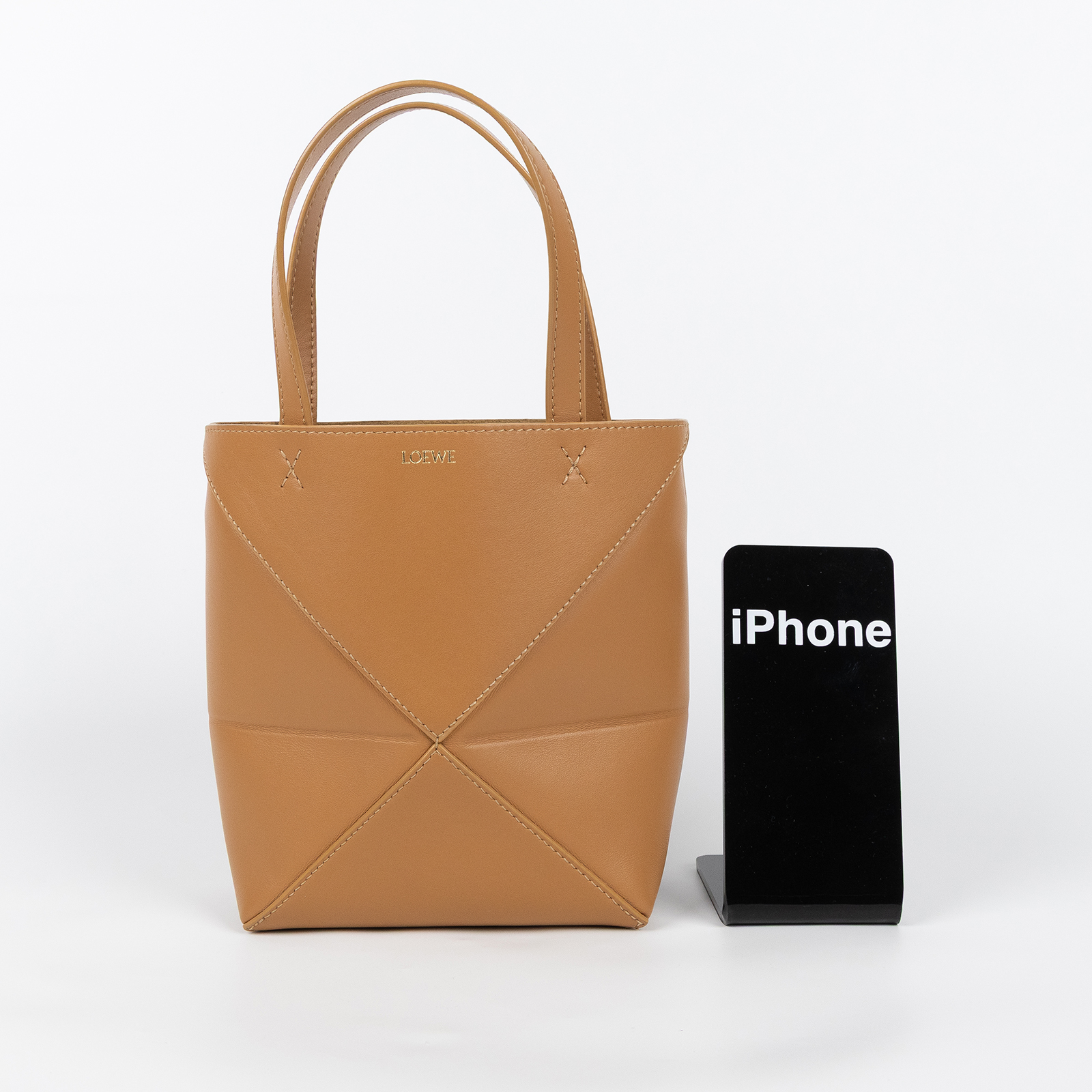 羅意威 LOEWE Mini Puzzle Fold Tote 肩背 手提包 迷你 A657V25X01 焦糖PUZZLE FOLD TOTE MINI 防塵袋
