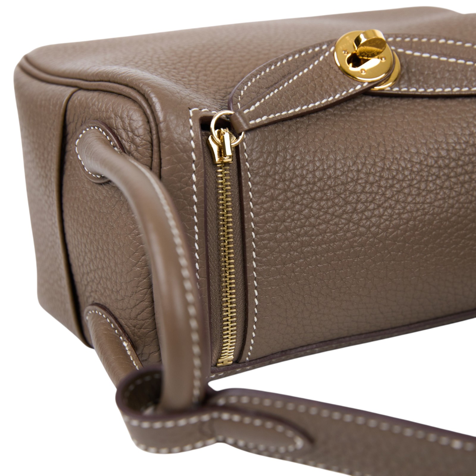 愛馬仕 Hermes Lindy 琳迪包 迷你 大象灰色 金色五金 H079086CC18 /B IC258 PC  原廠盒子/防塵袋