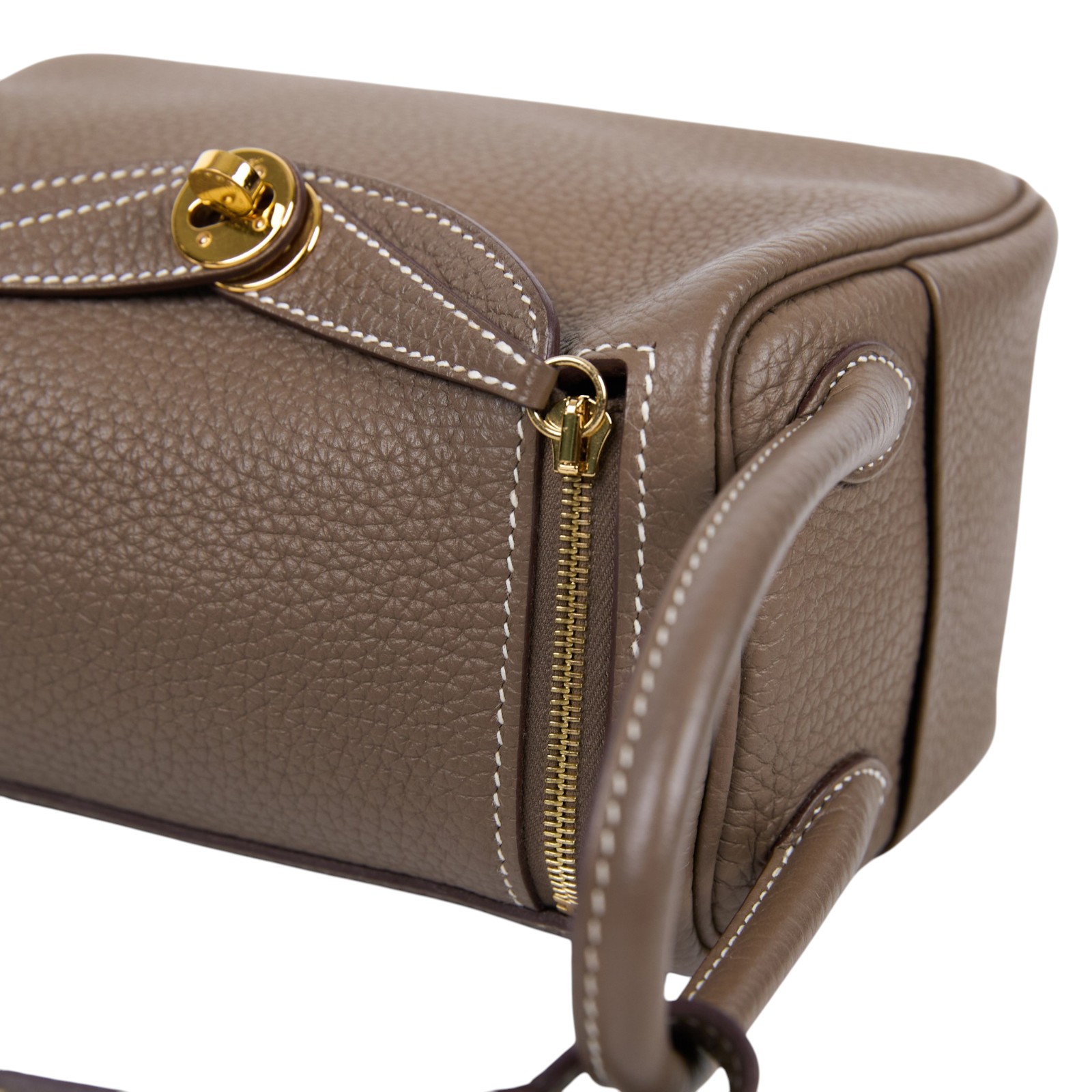 愛馬仕 Hermes Lindy 琳迪包 迷你 大象灰色 金色五金 H079086CC18 /B IC258 PC  原廠盒子/防塵袋