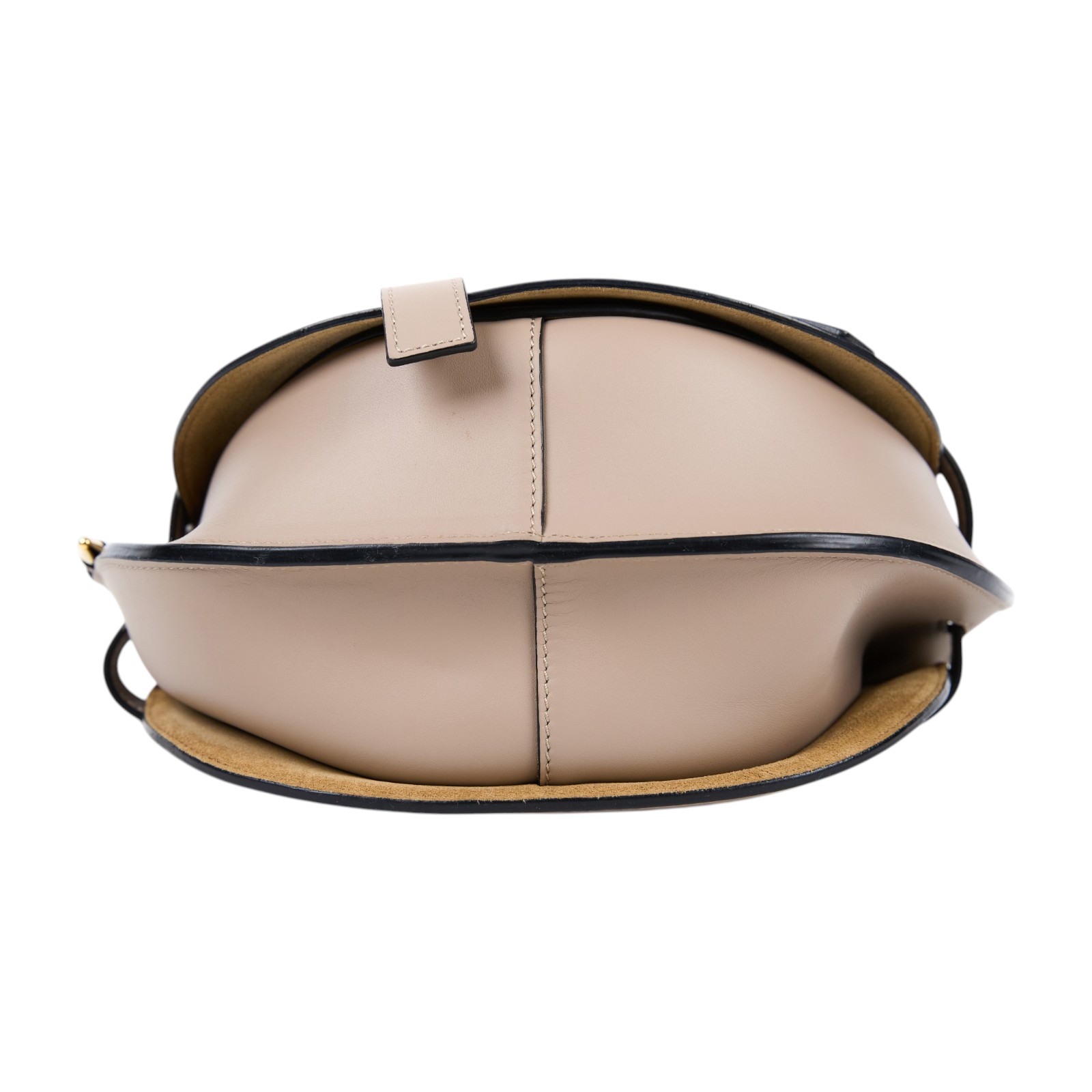 羅意威 LOEWE Small Gate bag 小型 小牛皮 肩背包 帆布背帶 A650T20X40 燕麥灰 GATE SMALL 防塵袋