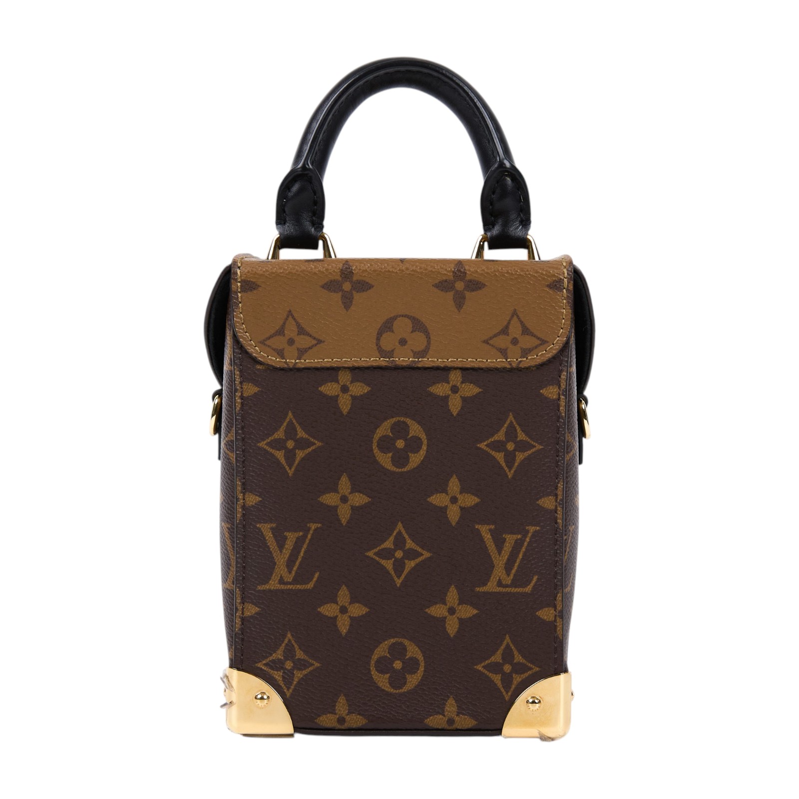 路易威登 LOUIS VUITTON Camera Box 硬盒 手機包 M82465 晶片款 原花CAMERA BOX 原廠盒子/防塵袋/背帶x2