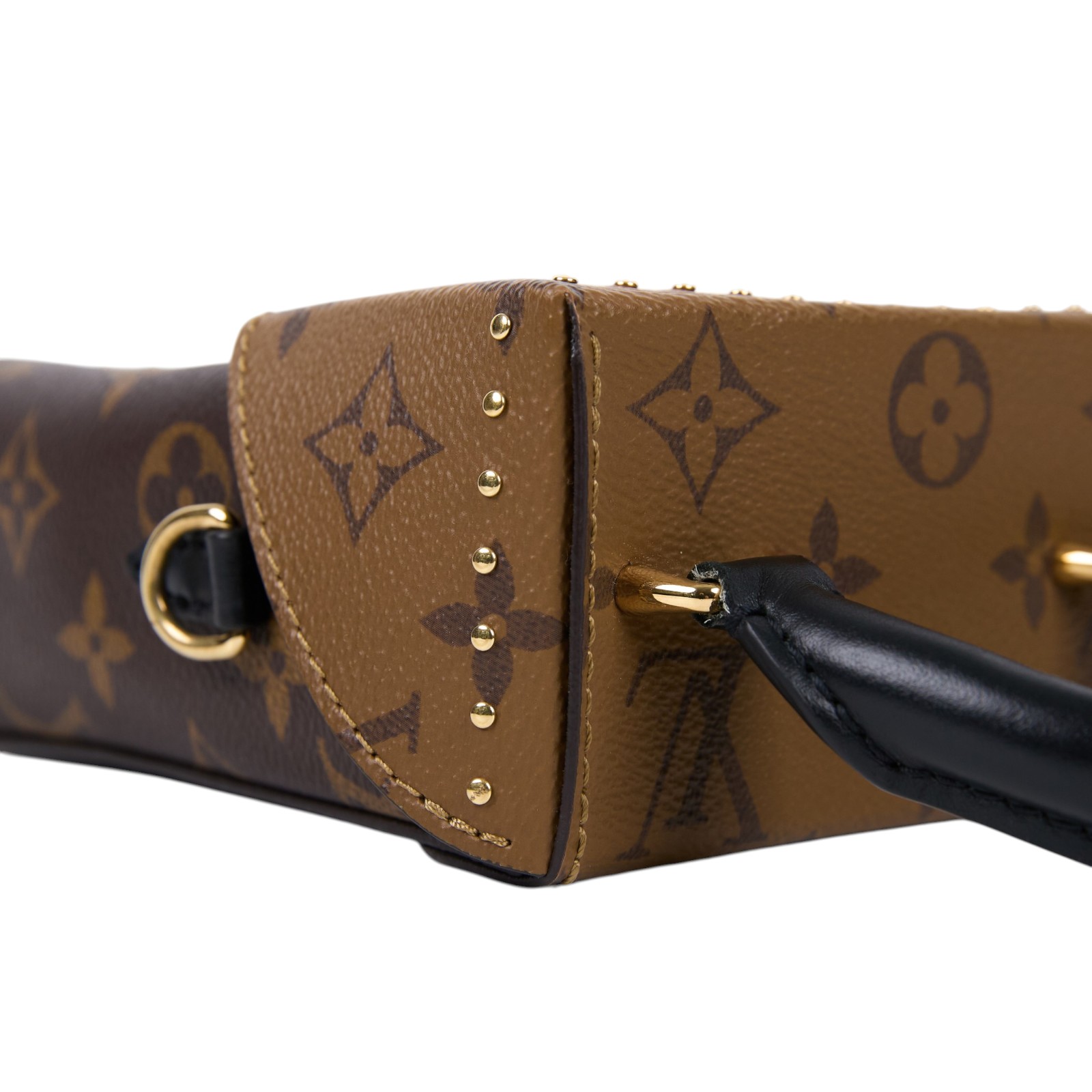 路易威登 LOUIS VUITTON Camera Box 硬盒 手機包 M82465 晶片款 原花CAMERA BOX 原廠盒子/防塵袋/背帶x2