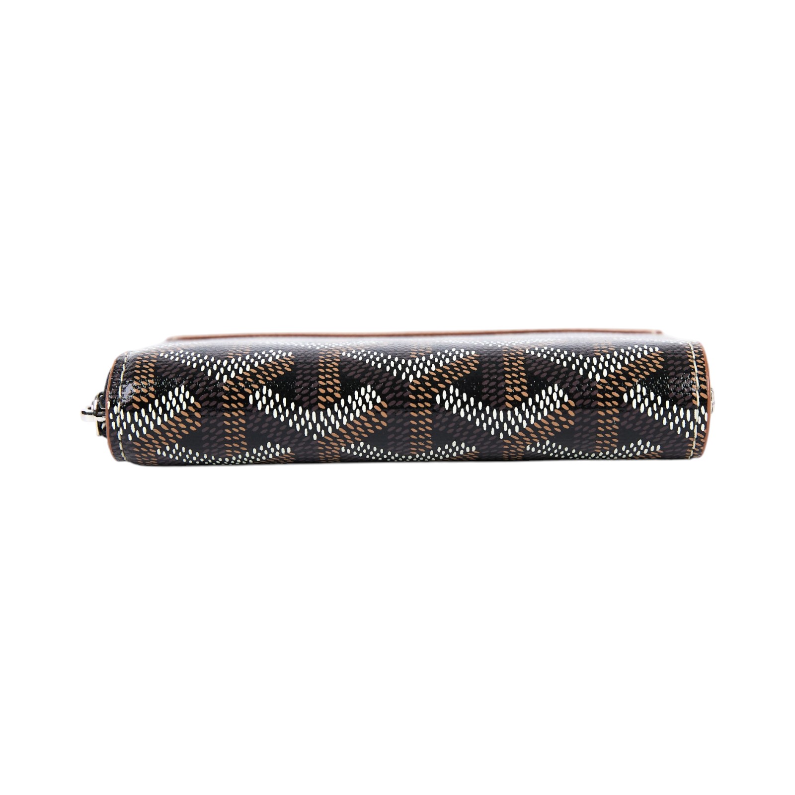 高雅德 GOYARD Matignon PM Wallet 錢包 拉鍊 短夾 MATIGNPMLTY 黑褐MATIGNON PM拉鍊短夾 原廠盒子/購買證明正本