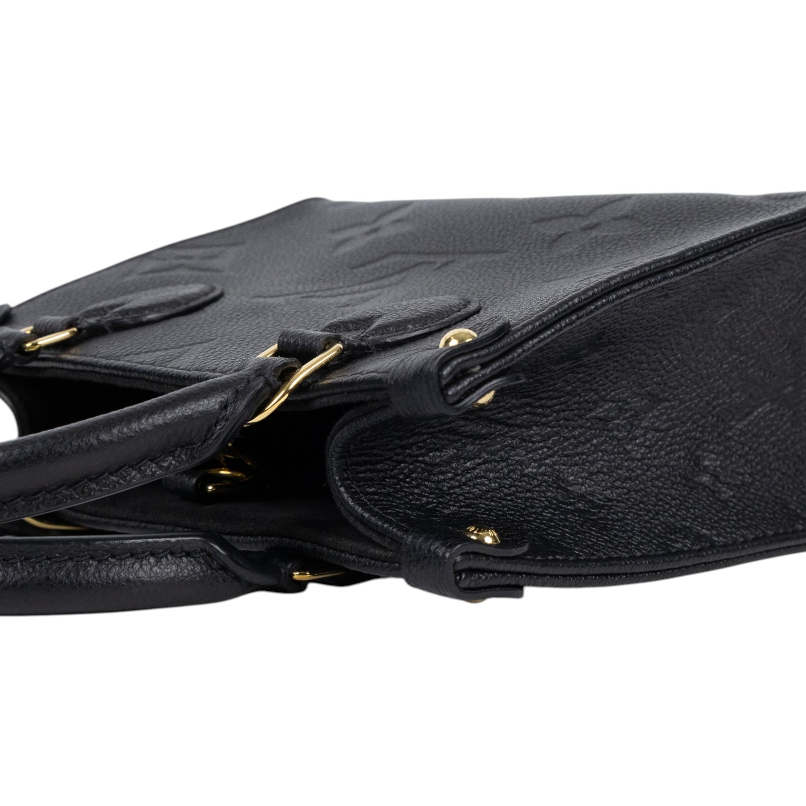 路易威登 LOUIS VUITTON OnTheGo BB 迷你 手提袋 單肩包 黑色 M46993 晶片款  背帶/防塵袋/原廠盒子/香港購買證明正本