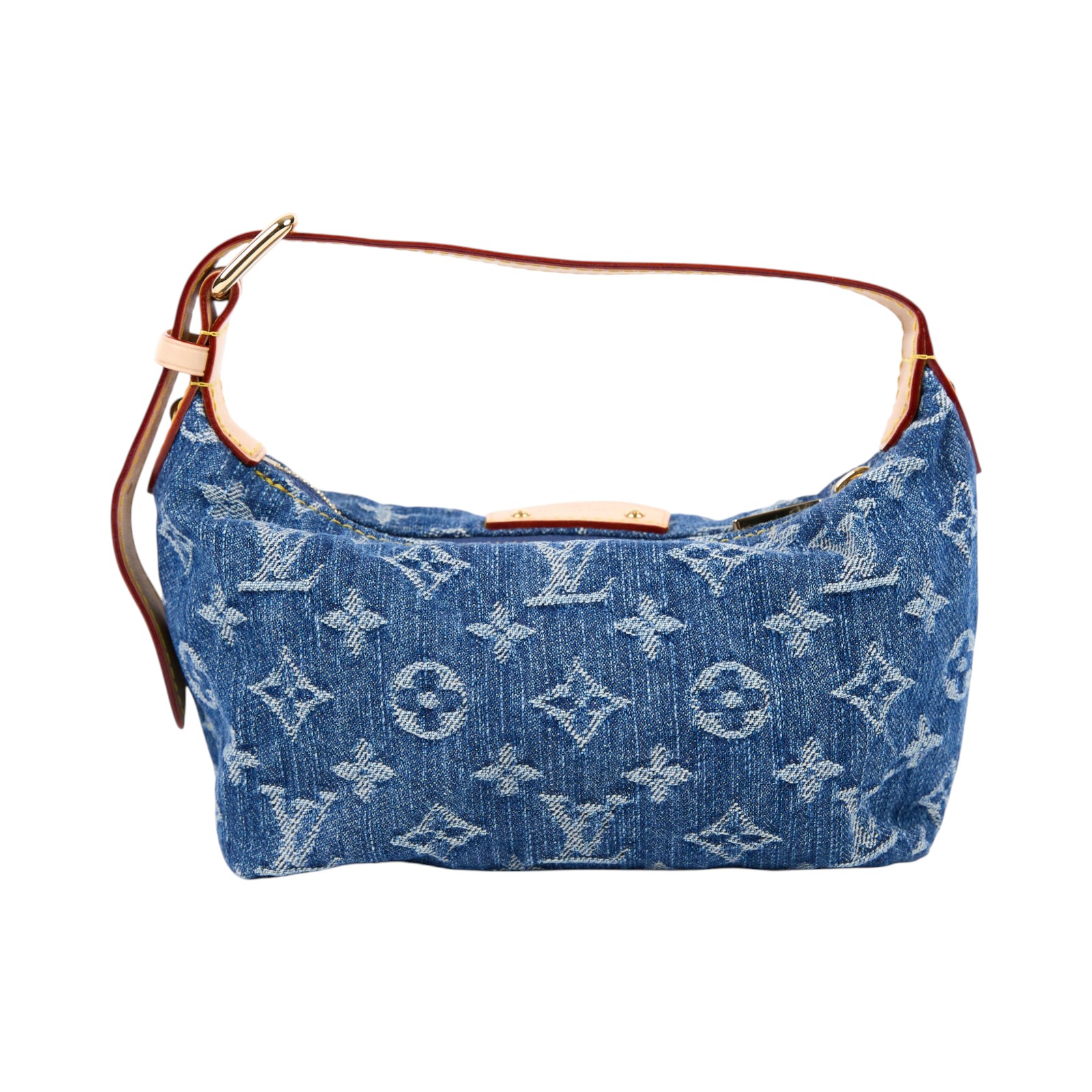 路易威登 LOUIS VUITTON LV Remix Hills Pochette 牛仔 腋下包 肩背包 迷你 M82949 晶片款  防塵袋/原廠盒子/購買證明正本