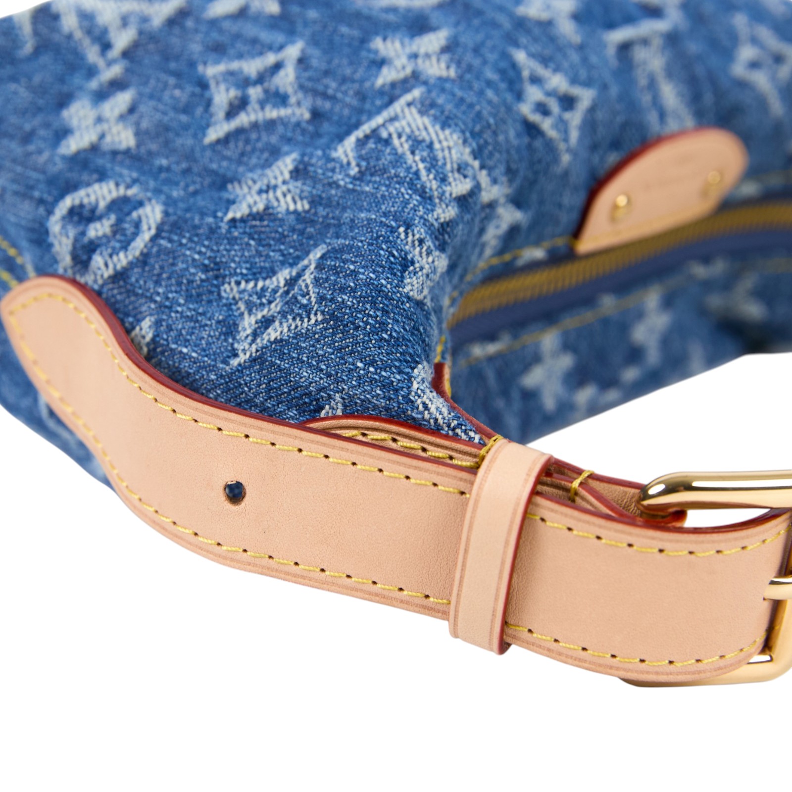 路易威登 LOUIS VUITTON LV Remix Hills Pochette 牛仔 腋下包 肩背包 迷你 M82949 晶片款  防塵袋/原廠盒子/購買證明正本