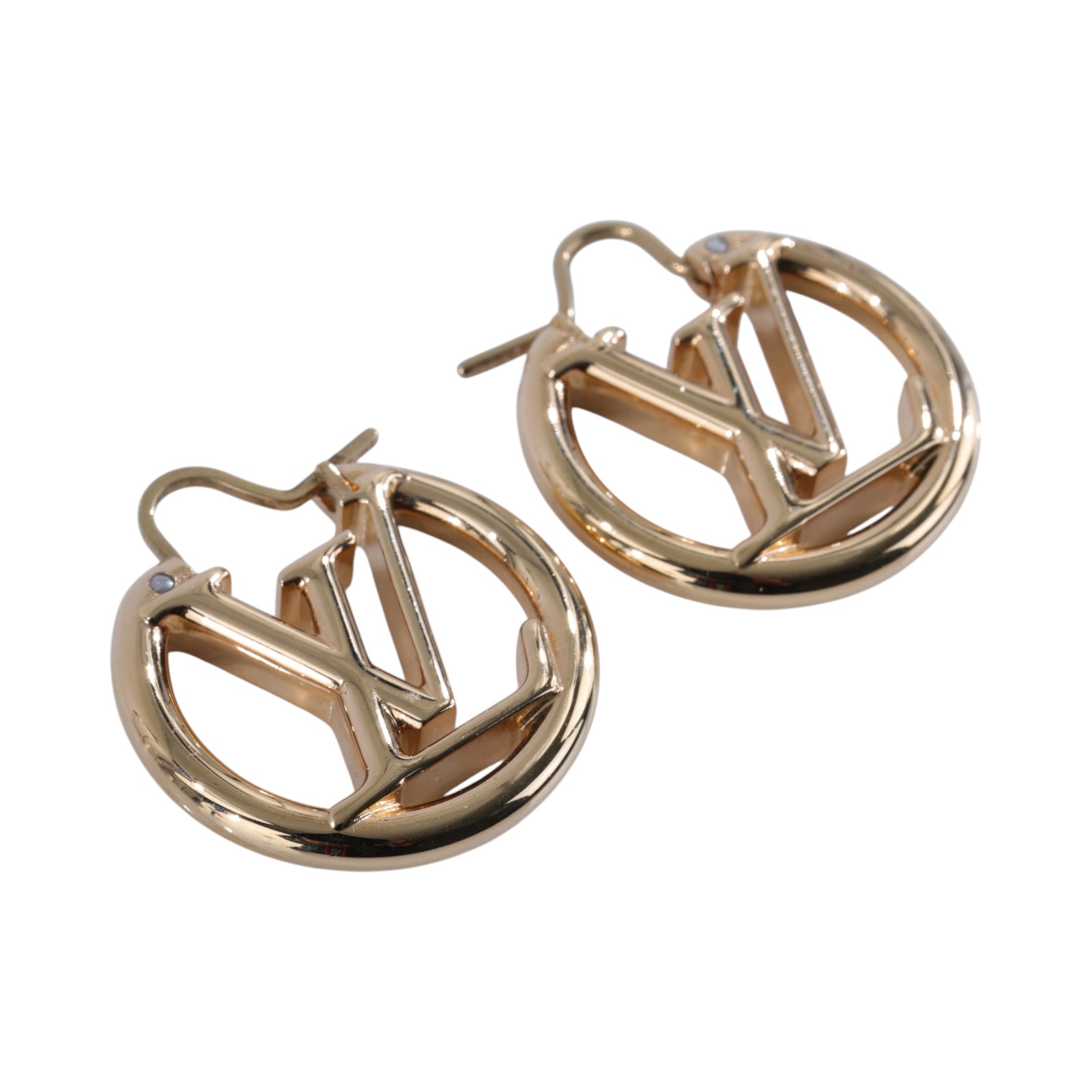路易威登 LOUIS VUITTON Louise PM 耳環 M00396 金LOUISE PM 耳環 無附屬品