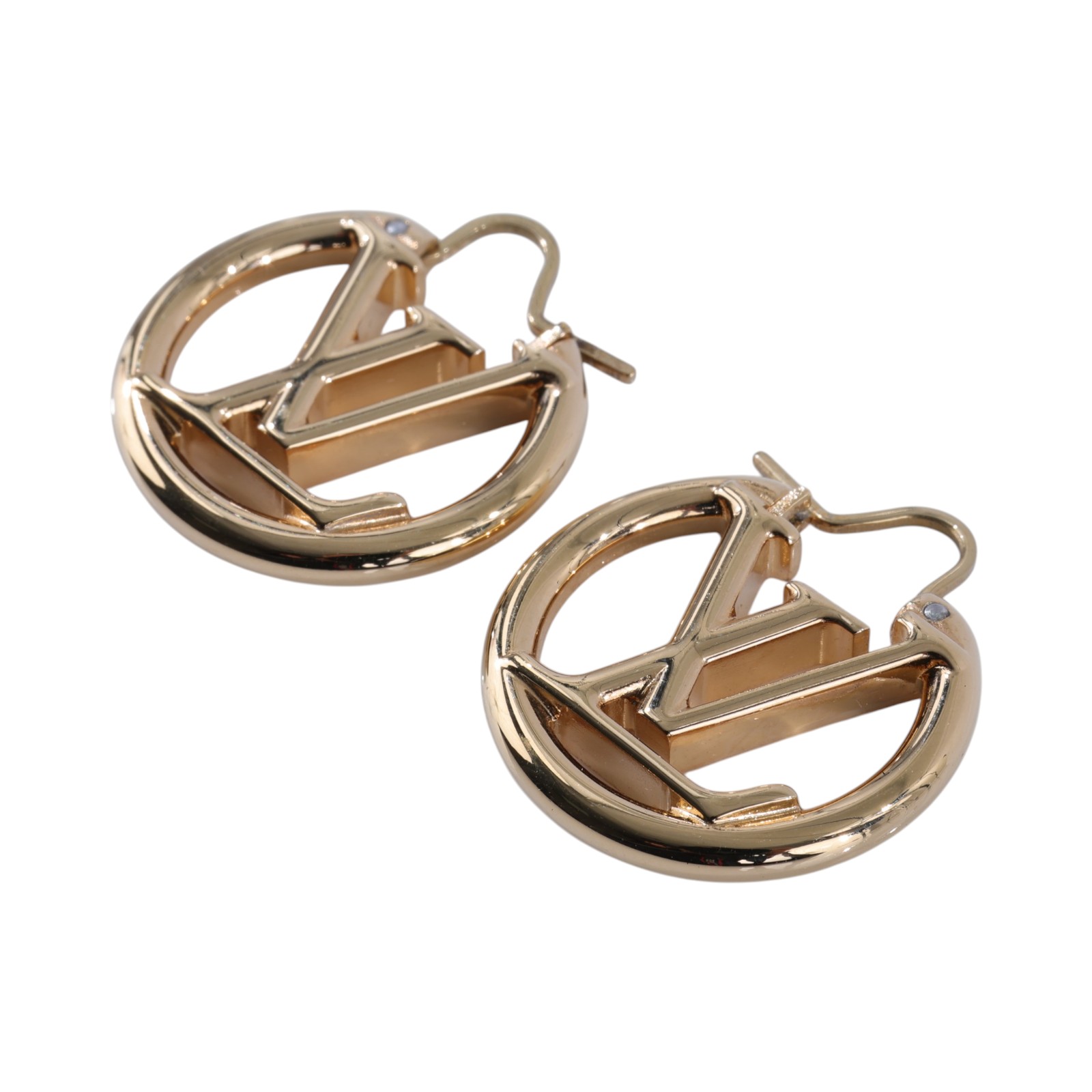 路易威登 LOUIS VUITTON Louise PM 耳環 M00396 金LOUISE PM 耳環 無附屬品