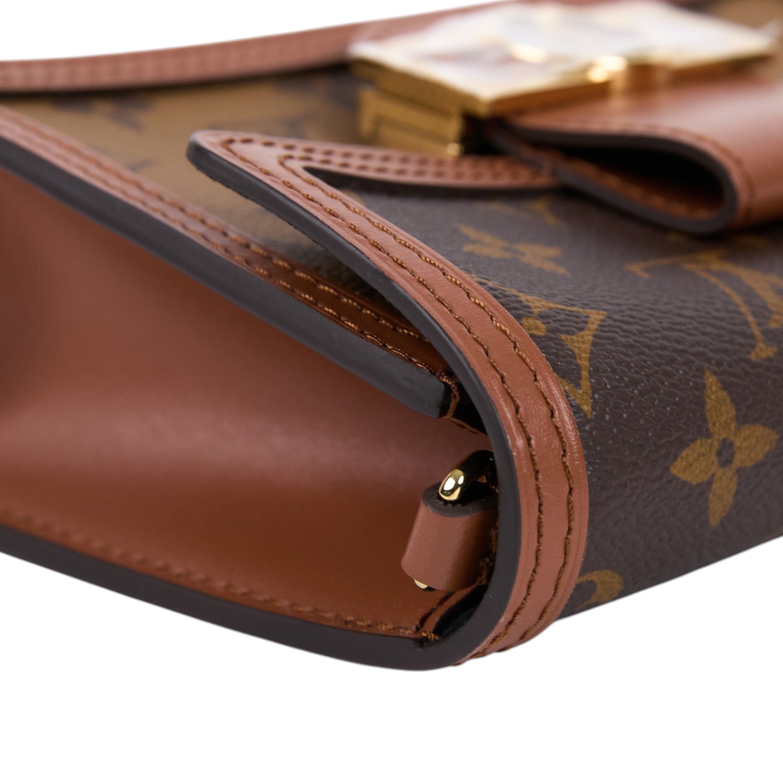 路易威登 LOUIS VUITTON Dauphine 鏈帶錢包 M68746 晶片款 原花DAUPHINE WOC 背帶/防塵袋/原廠盒子/購買證明正本