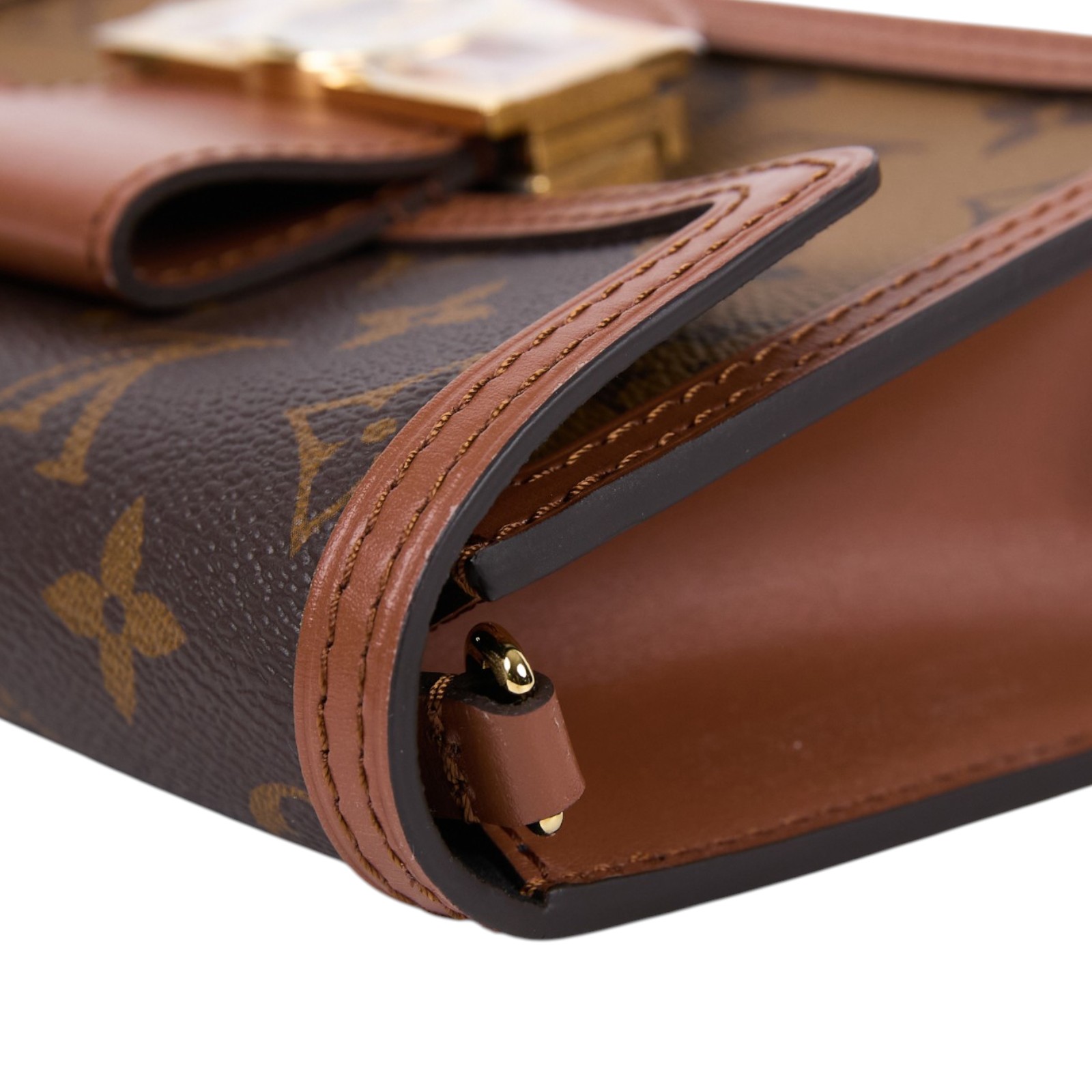 路易威登 LOUIS VUITTON Dauphine 鏈帶錢包 M68746 晶片款 原花DAUPHINE WOC 背帶/防塵袋/原廠盒子/購買證明正本