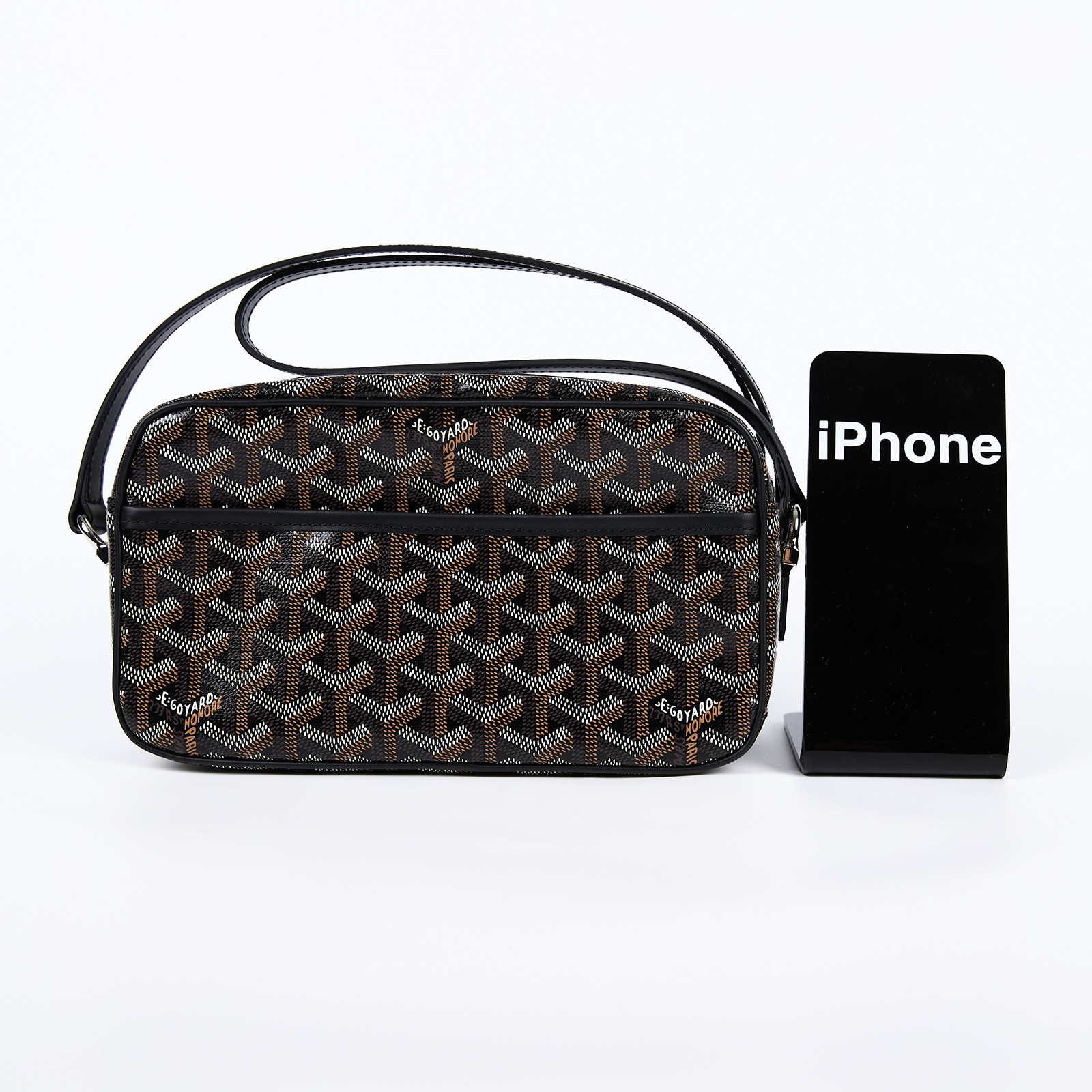 高雅德 GOYARD Cap-Vert PM Bag 肩背 斜背包 CAPVE2PMLTY 黑CAP-VERT PM 防塵袋/收據