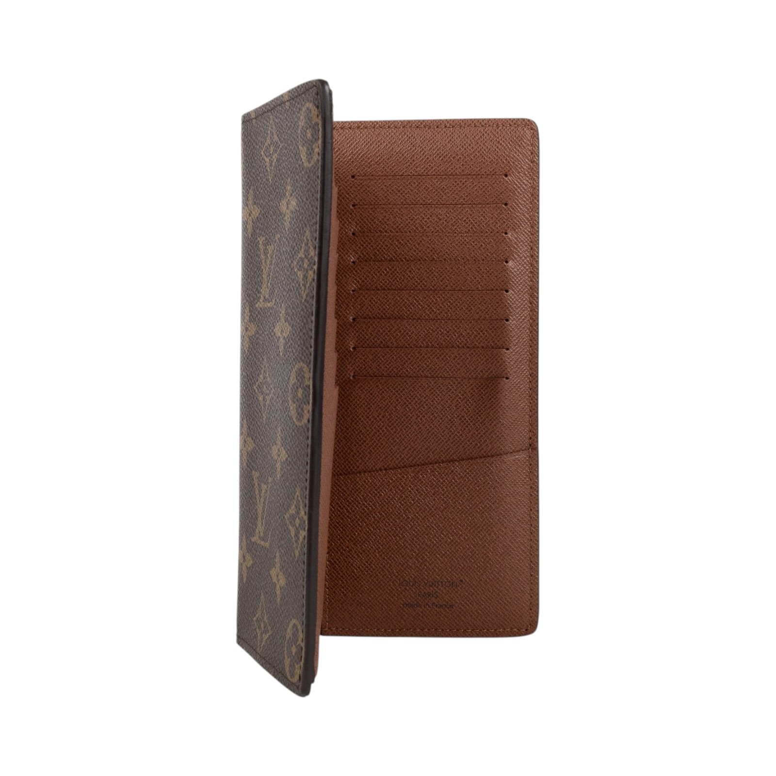 路易威登 LOUIS VUITTON Brazza 錢包 長夾 經典帆布 M66540 晶片款 棕原花BRAZZ長夾 防塵袋/原廠盒子/購買證明正本
