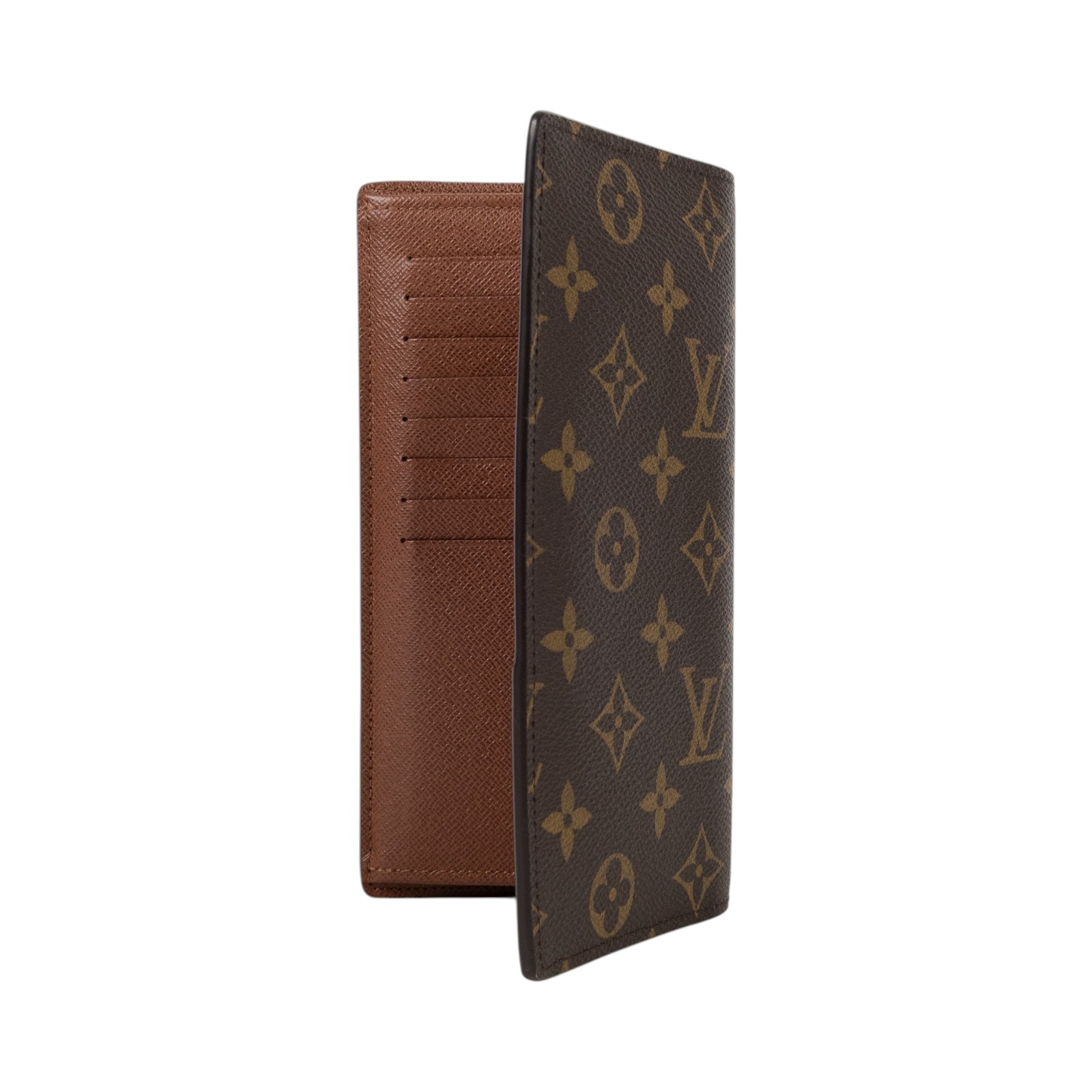 路易威登 LOUIS VUITTON Brazza 錢包 長夾 經典帆布 M66540 晶片款 棕原花BRAZZ長夾 防塵袋/原廠盒子/購買證明正本