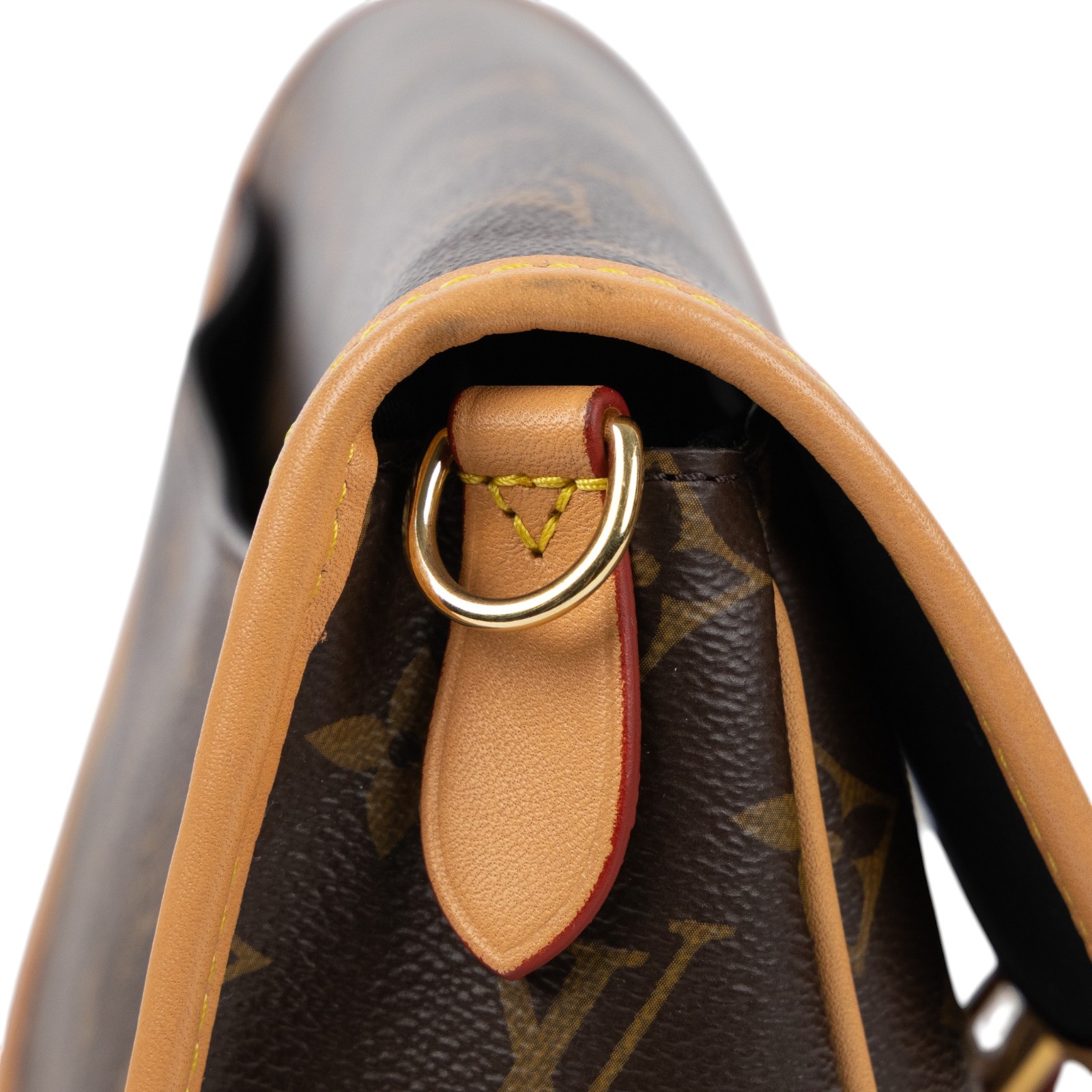路易威登 LOUIS VUITTON Diane 腋下包法棍 單肩背包 經典帆布 M45985 晶片款 原花DIANE 原廠盒子/防塵袋/背帶2/購買證明正本