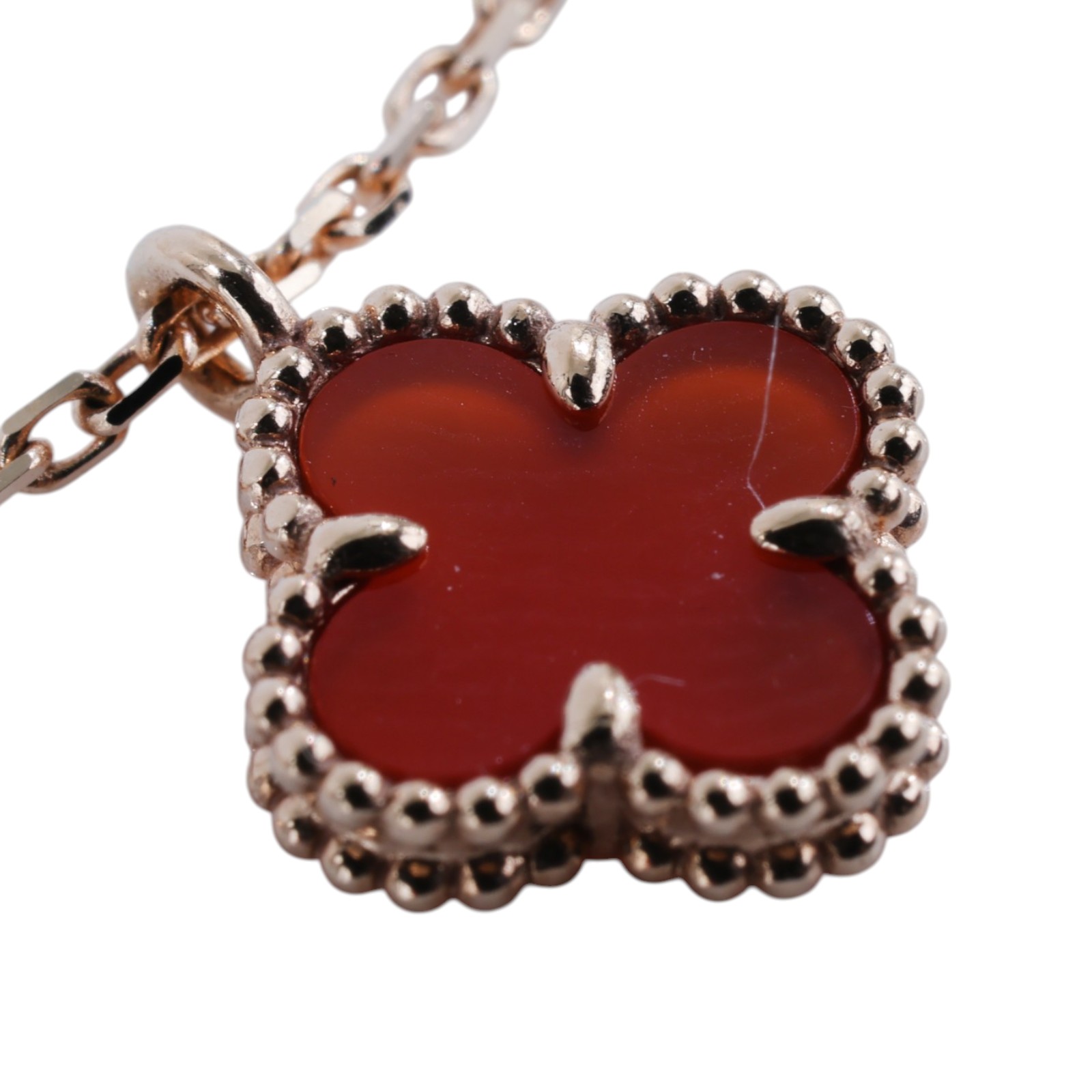 梵克雅寶 Van Cleef & Arpels Sweet Alhambra 吊墜 VCARN59M00  原廠盒子/保書/清潔刷
