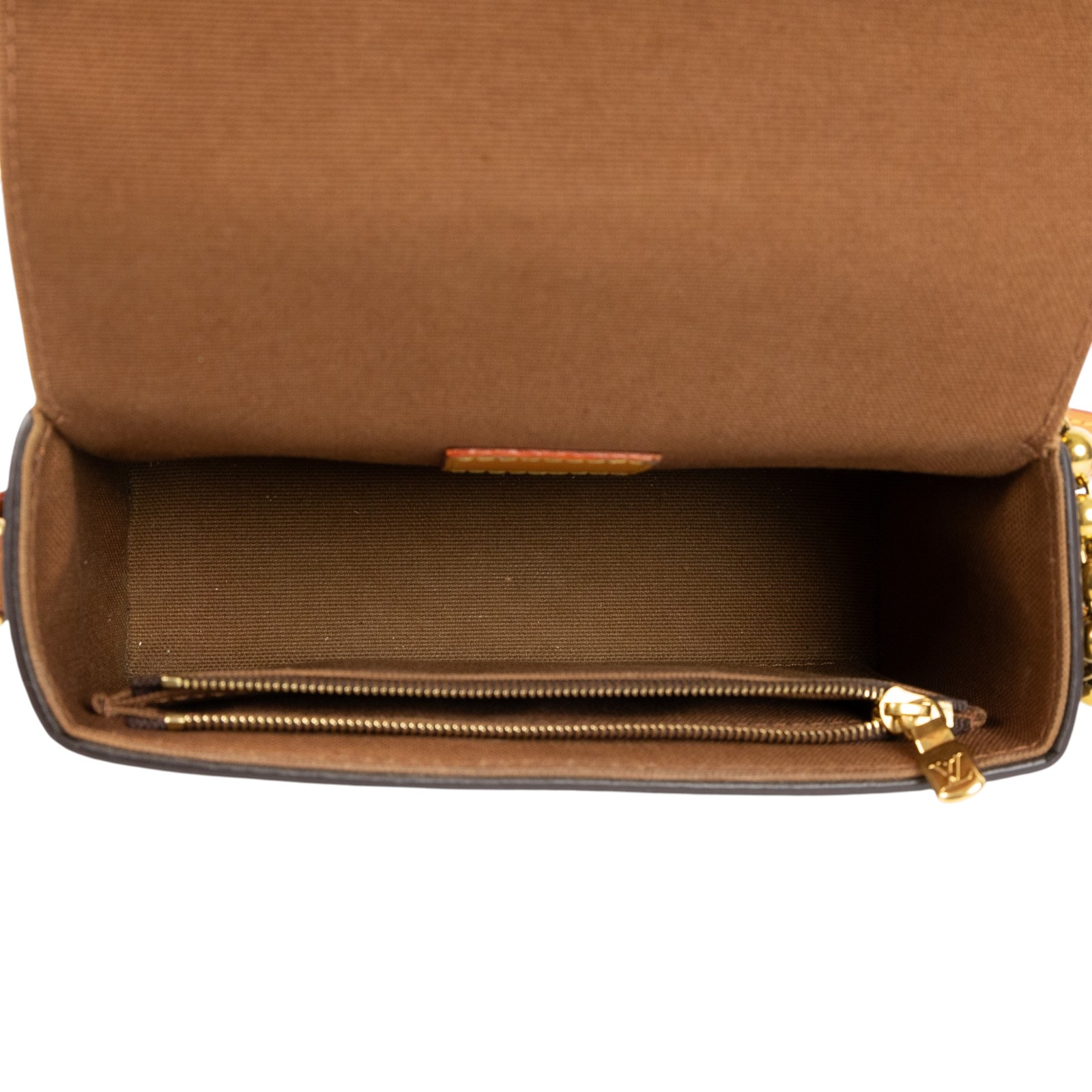 路易威登 LOUIS VUITTON Steamer 可穿戴式錢包 Monogram 帆布 仿舊天然牛皮飾邊 金色金屬配件 M14738 晶片款  原廠盒子/防塵袋/購買證明正本