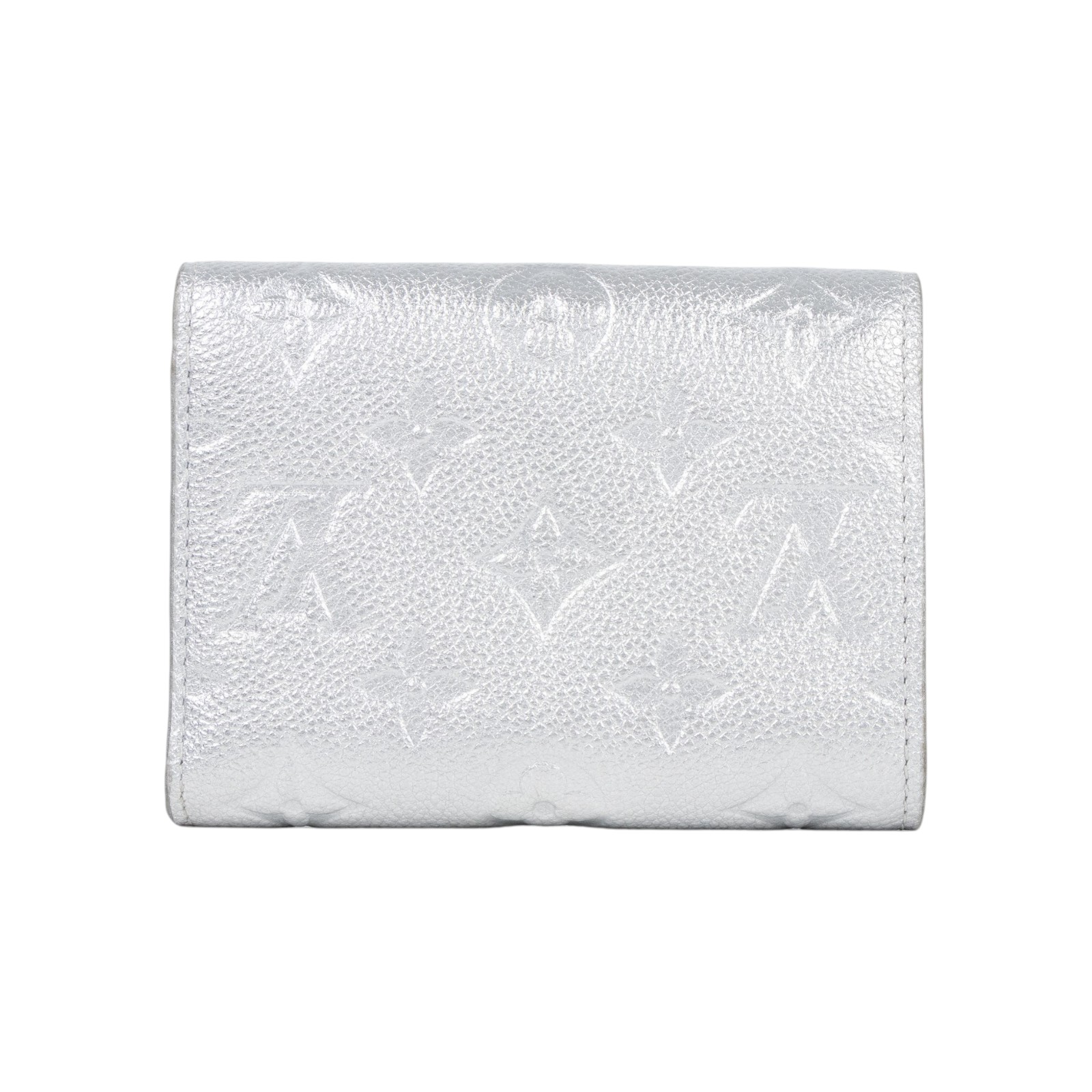 路易威登 LOUIS VUITTON Victorine 短夾 錢包 M26896 晶片款 銀VICTORINE三折短夾 原廠盒子/防塵袋
