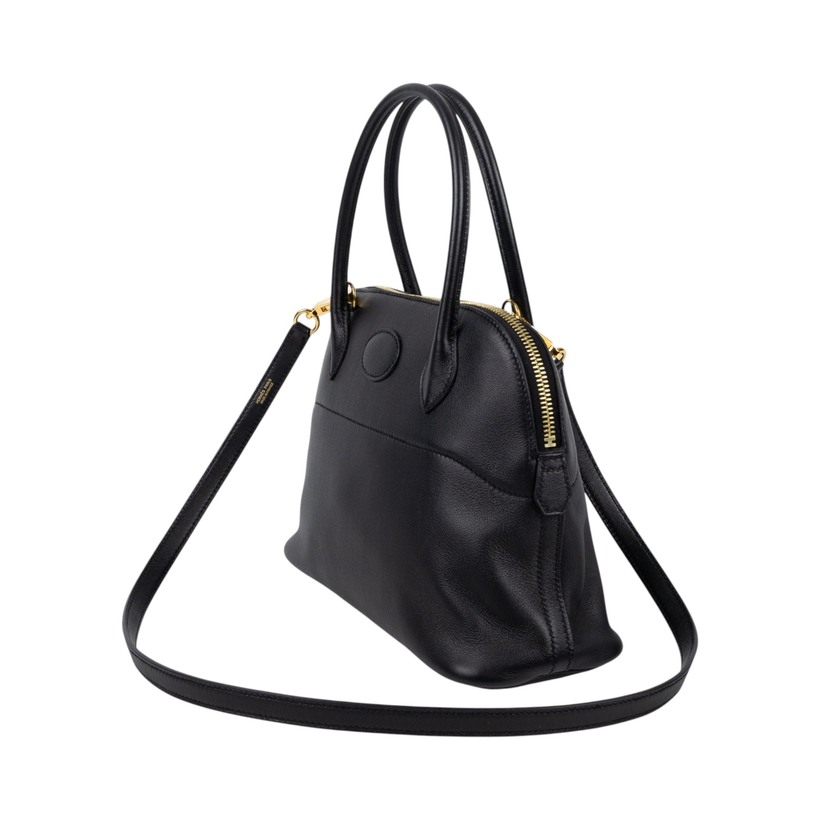 愛馬仕 Hermes Bolide Bag 柏莉包 27 BL27 A SA 002 FK A刻黑BOLIDE 27 SWIFT 防塵袋/背帶
