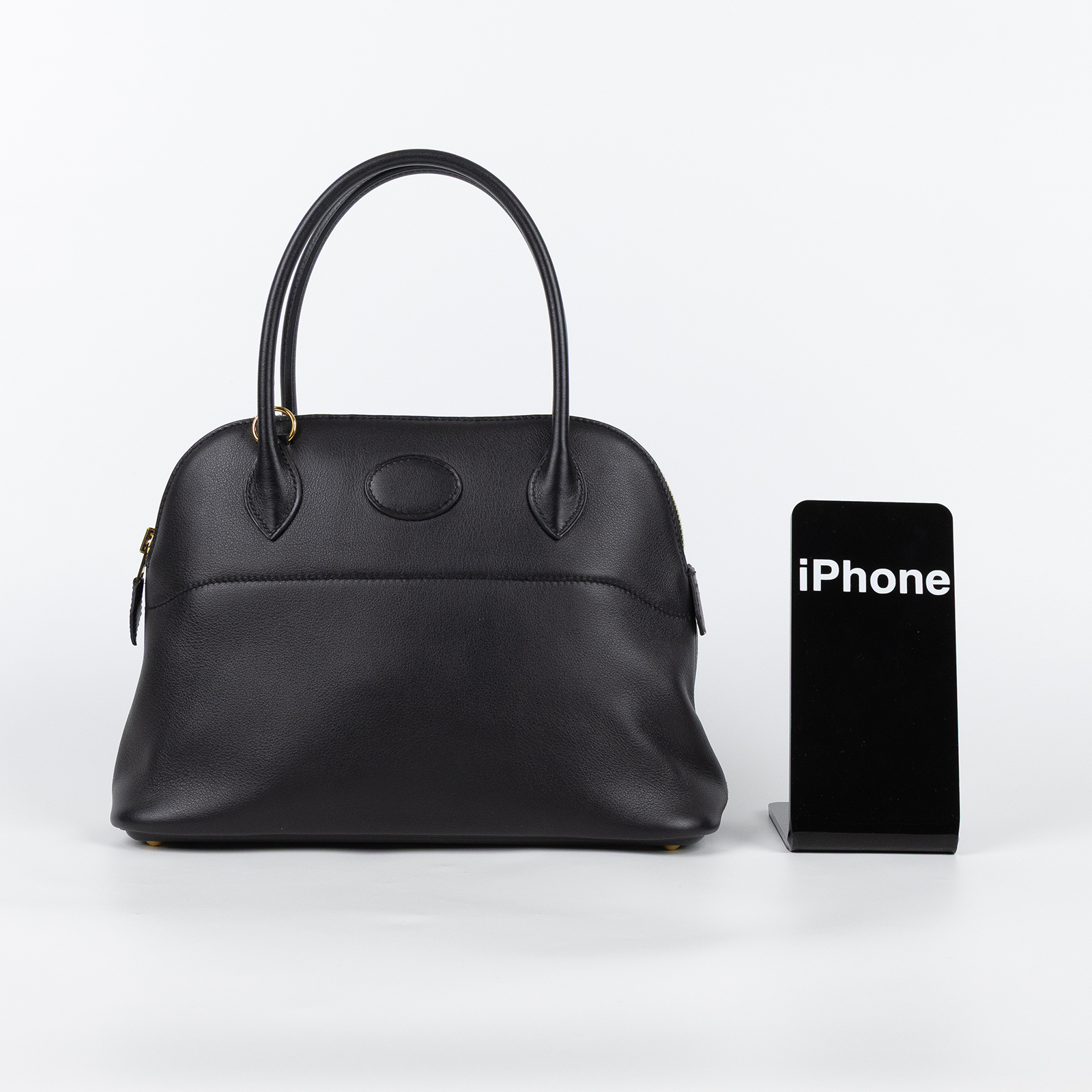 愛馬仕 Hermes Bolide Bag 柏莉包 27 BL27 A SA 002 FK A刻黑BOLIDE 27 SWIFT 防塵袋/背帶