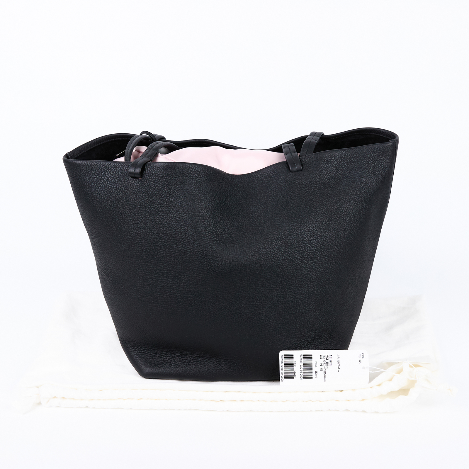 安靜奢華主義 THE ROW Park Tote Three 手提包 肩背包 托特包 W1272L129 黑PARK TOTE THREE 內袋/防塵袋