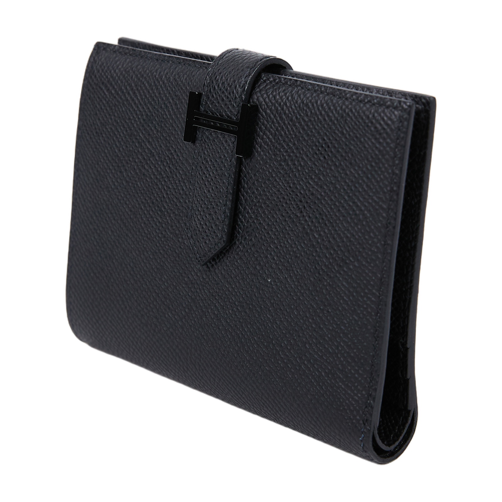 愛馬仕 Hermes Bearn 短夾 BEARN B AI 006 GP B刻黑BEARN短夾 無附屬品