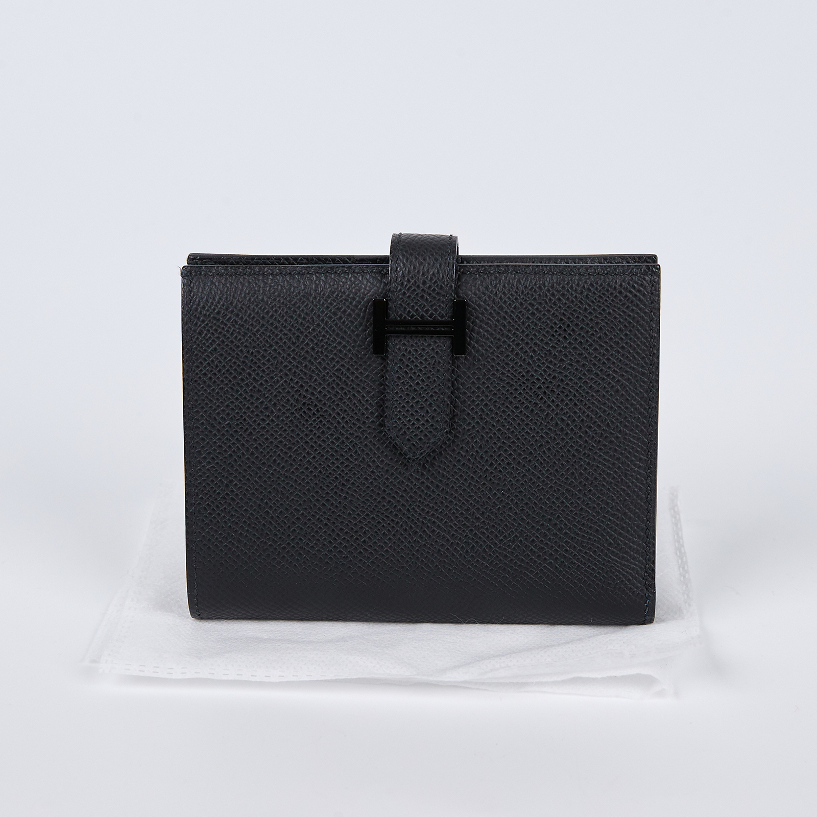 愛馬仕 Hermes Bearn 短夾 BEARN B AI 006 GP B刻黑BEARN短夾 無附屬品