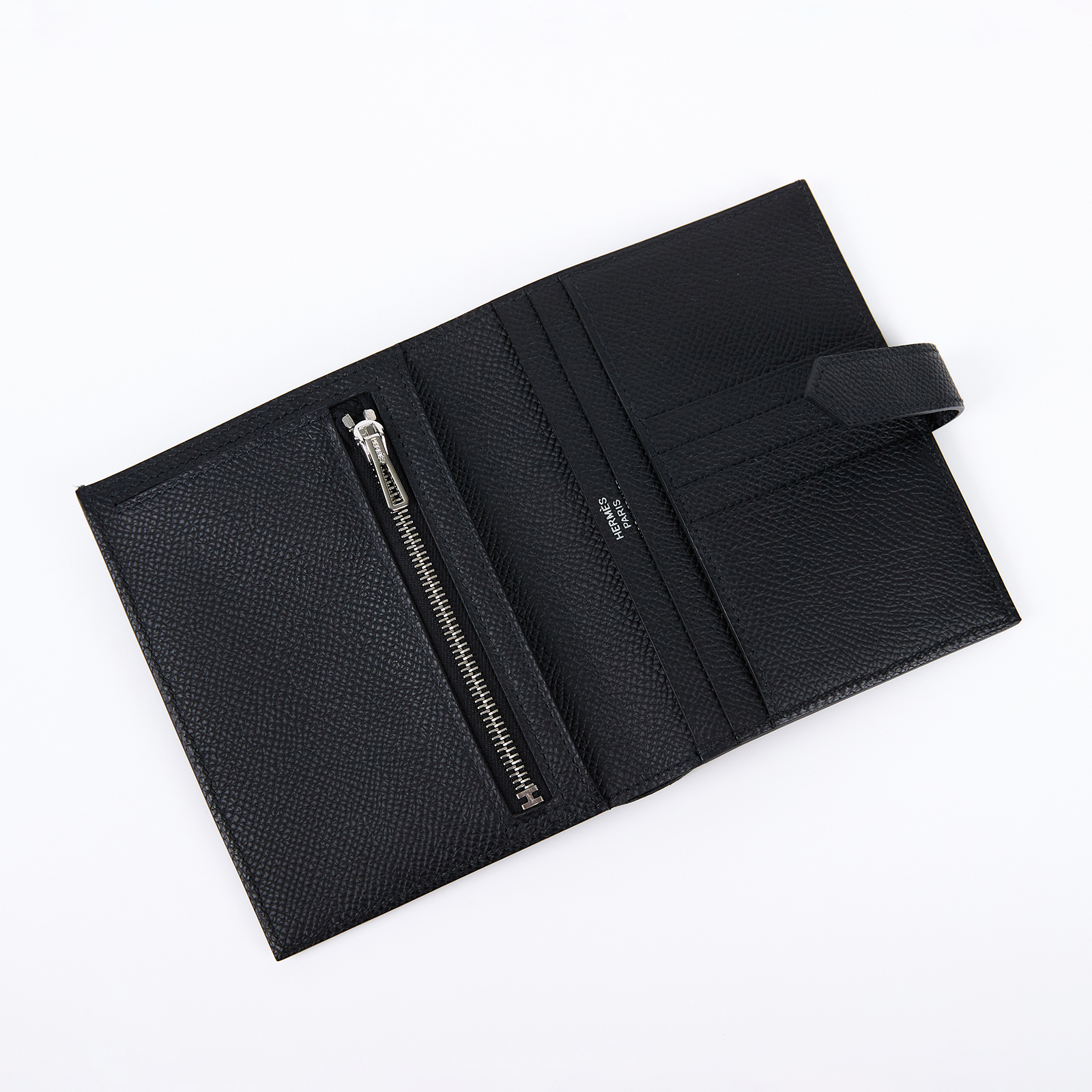 愛馬仕 Hermes Bearn 短夾 BEARN B AI 006 GP B刻黑BEARN短夾 無附屬品