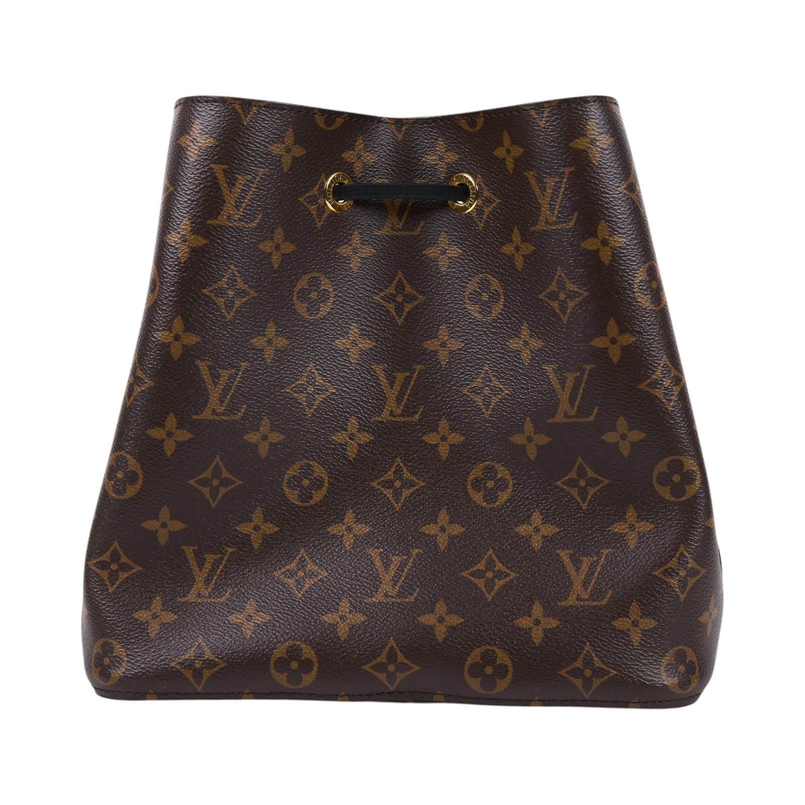路易威登 LOUIS VUITTON NéoNoé MM 經典帆布 肩背 水桶包 黑色 M44020 黑原花NÉONOÉ MM 背帶
