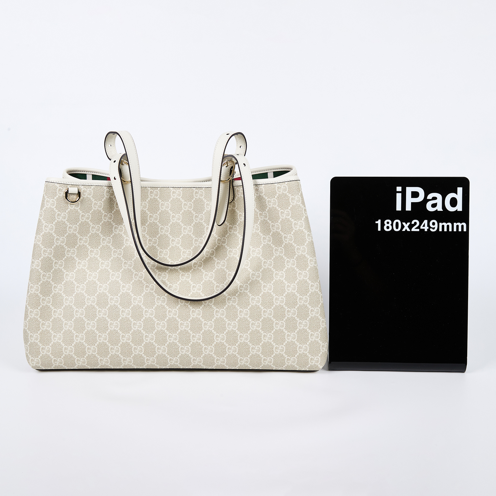 古馳 GUCCI GG Emblem 大號托特包 GG Emblem large tote bag 815213 FAD6L  原廠盒子/防塵袋/購買證明正本