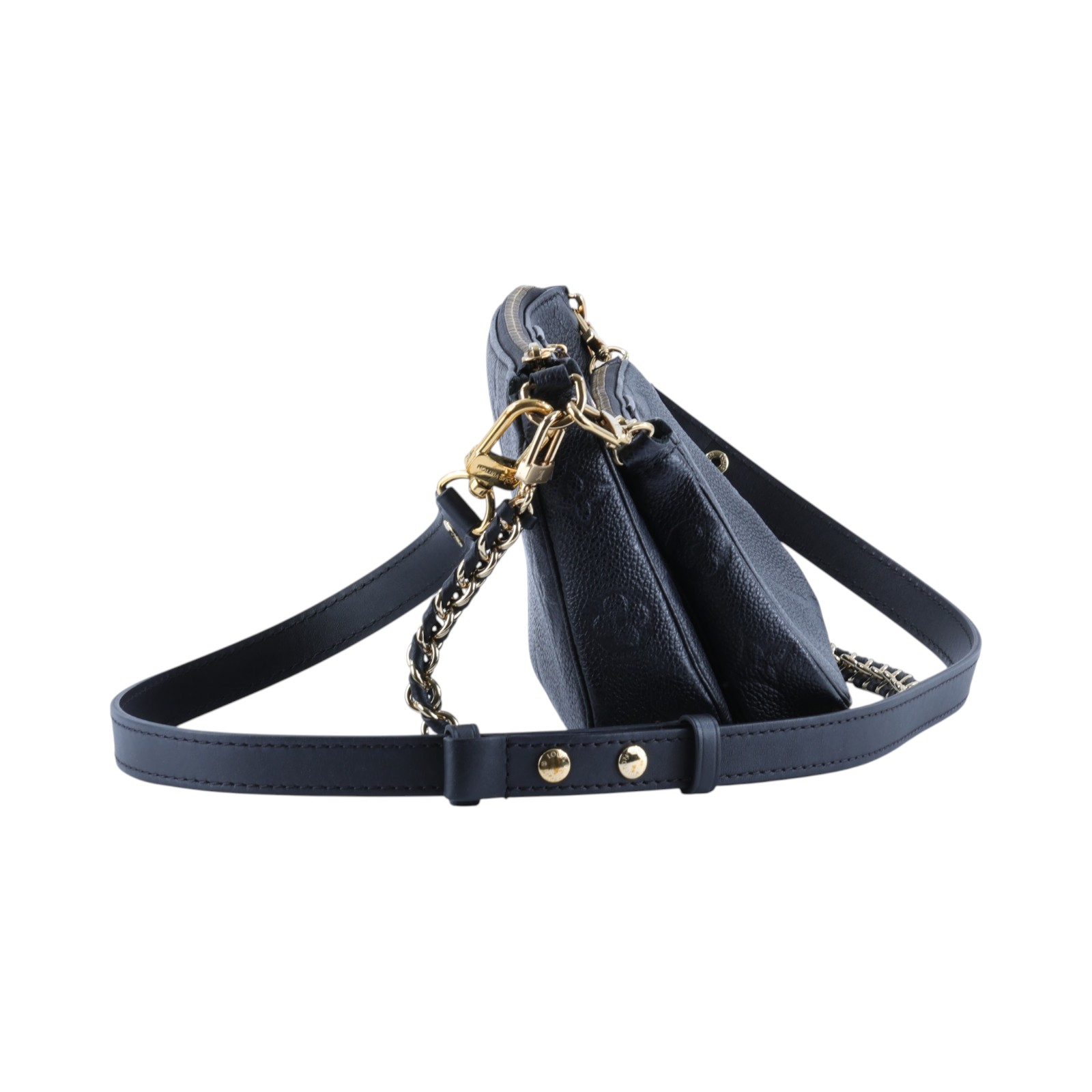 路易威登 LOUIS VUITTON Multi Pochette Accessoires 壓花牛皮 混合式 斜背袋 M80399 晶片款  防塵袋/背帶2/購買證明正本