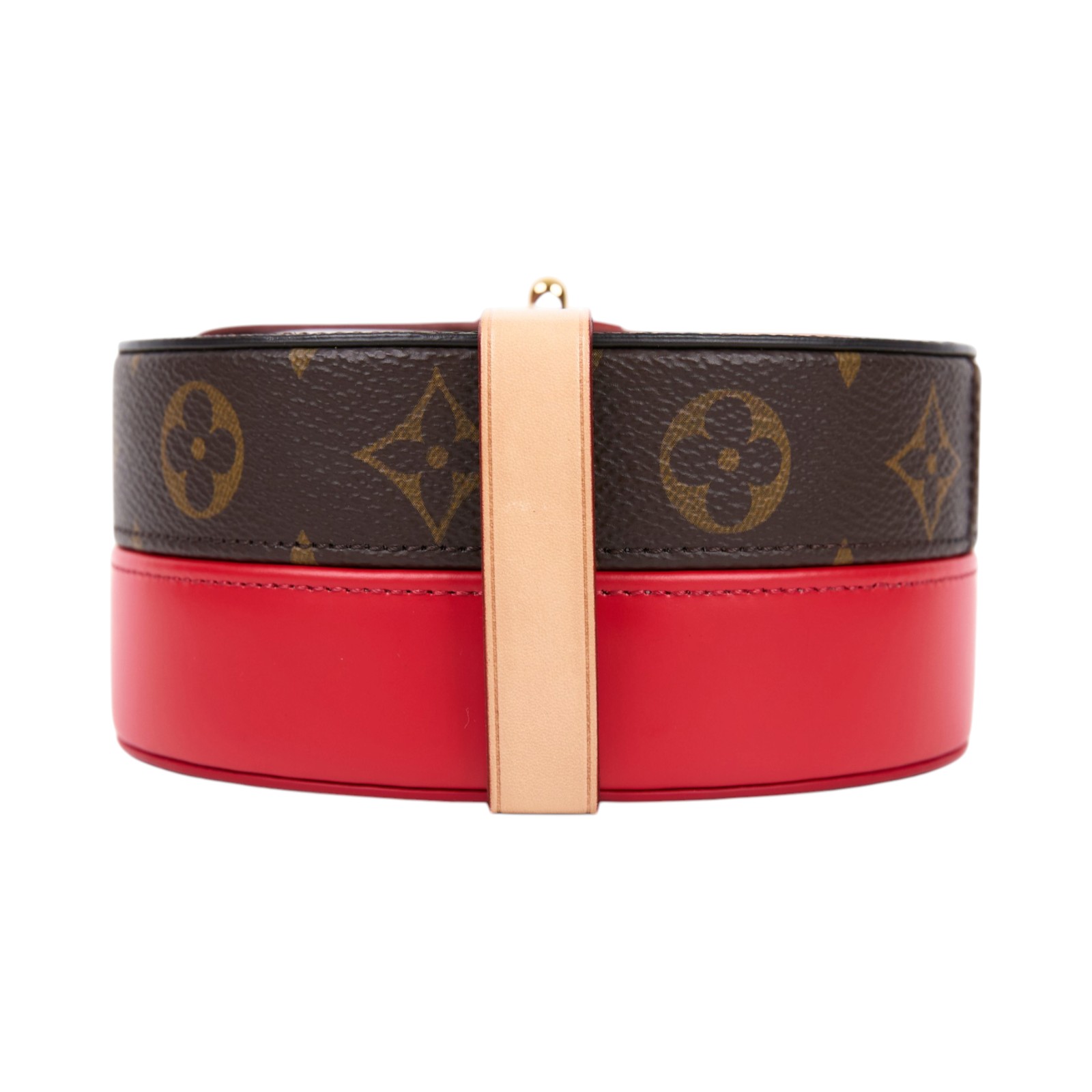 路易威登 LOUIS VUITTON 圓形 珠寶盒 UB0149 圓原花珠寶首飾盒 原廠盒子/防塵袋/鎖組