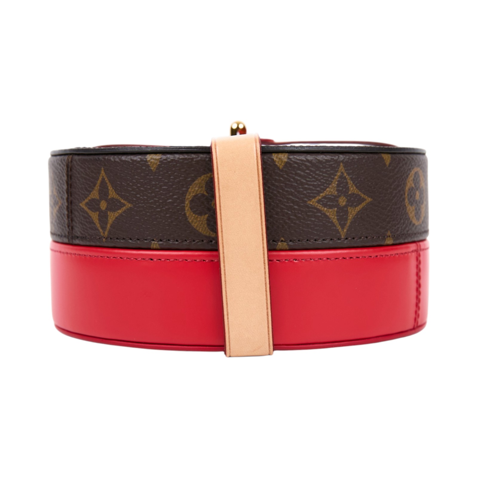 路易威登 LOUIS VUITTON 圓形 珠寶盒 UB0149 圓原花珠寶首飾盒 原廠盒子/防塵袋/鎖組