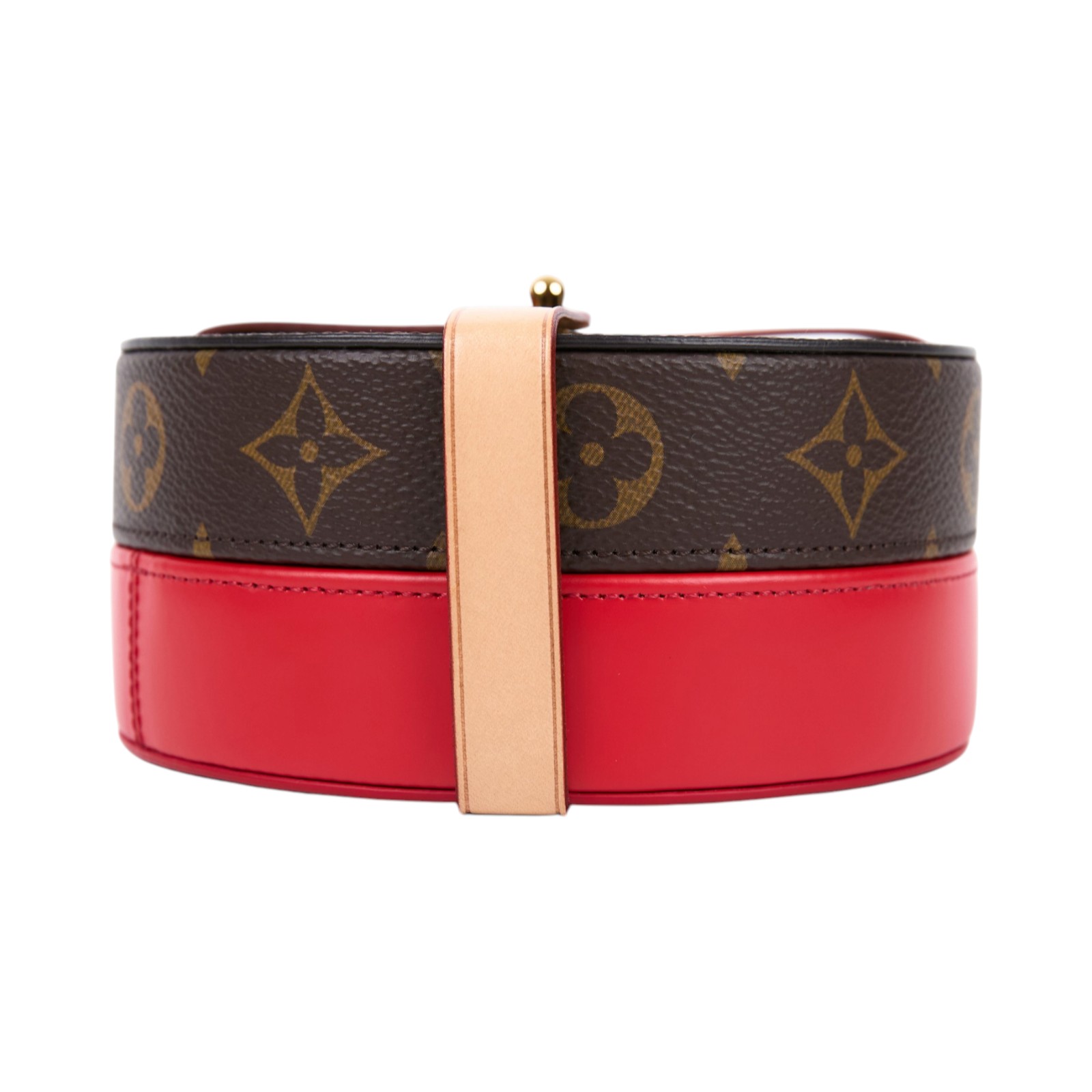 路易威登 LOUIS VUITTON 圓形 珠寶盒 UB0149 圓原花珠寶首飾盒 原廠盒子/防塵袋/鎖組
