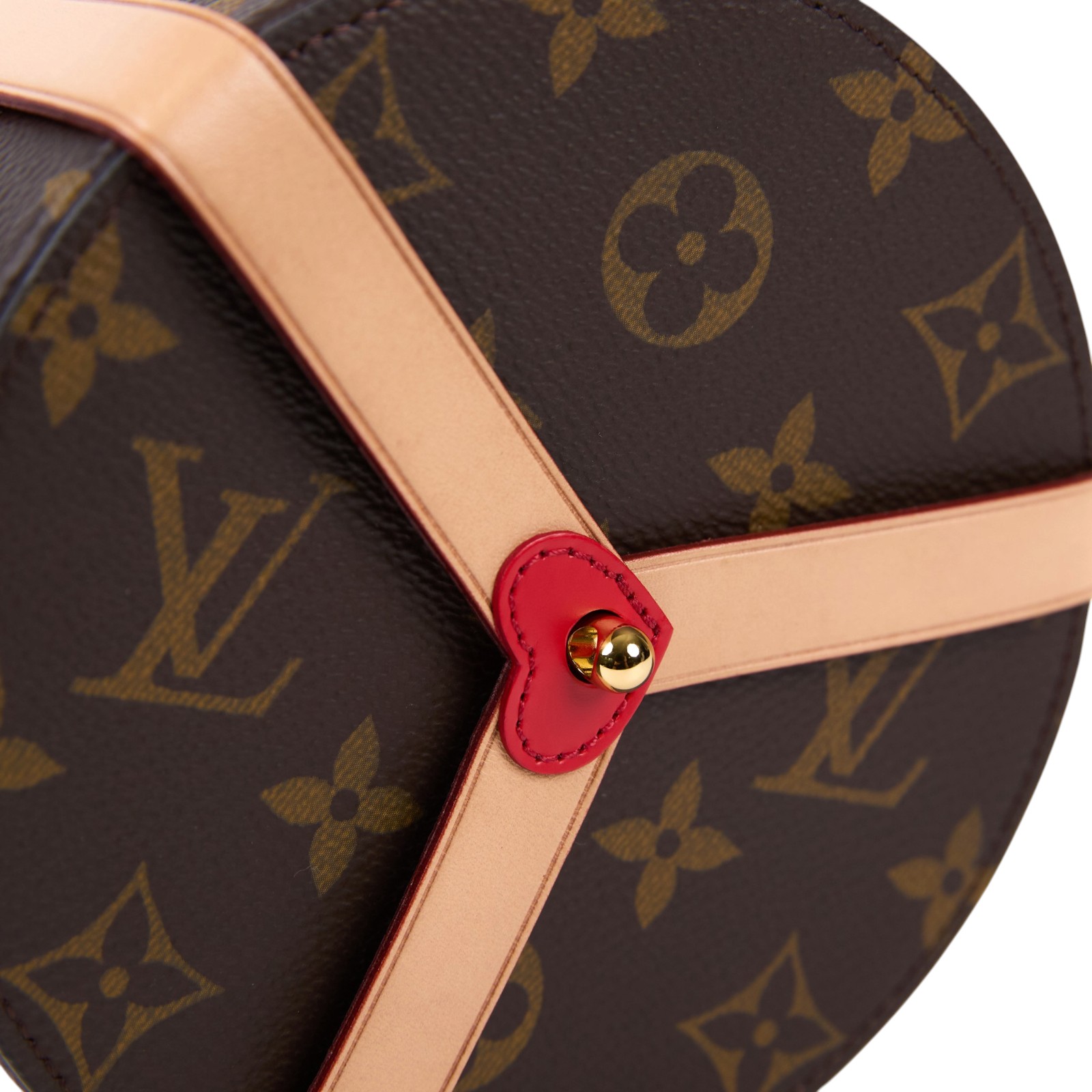 路易威登 LOUIS VUITTON 圓形 珠寶盒 UB0149 圓原花珠寶首飾盒 原廠盒子/防塵袋/鎖組