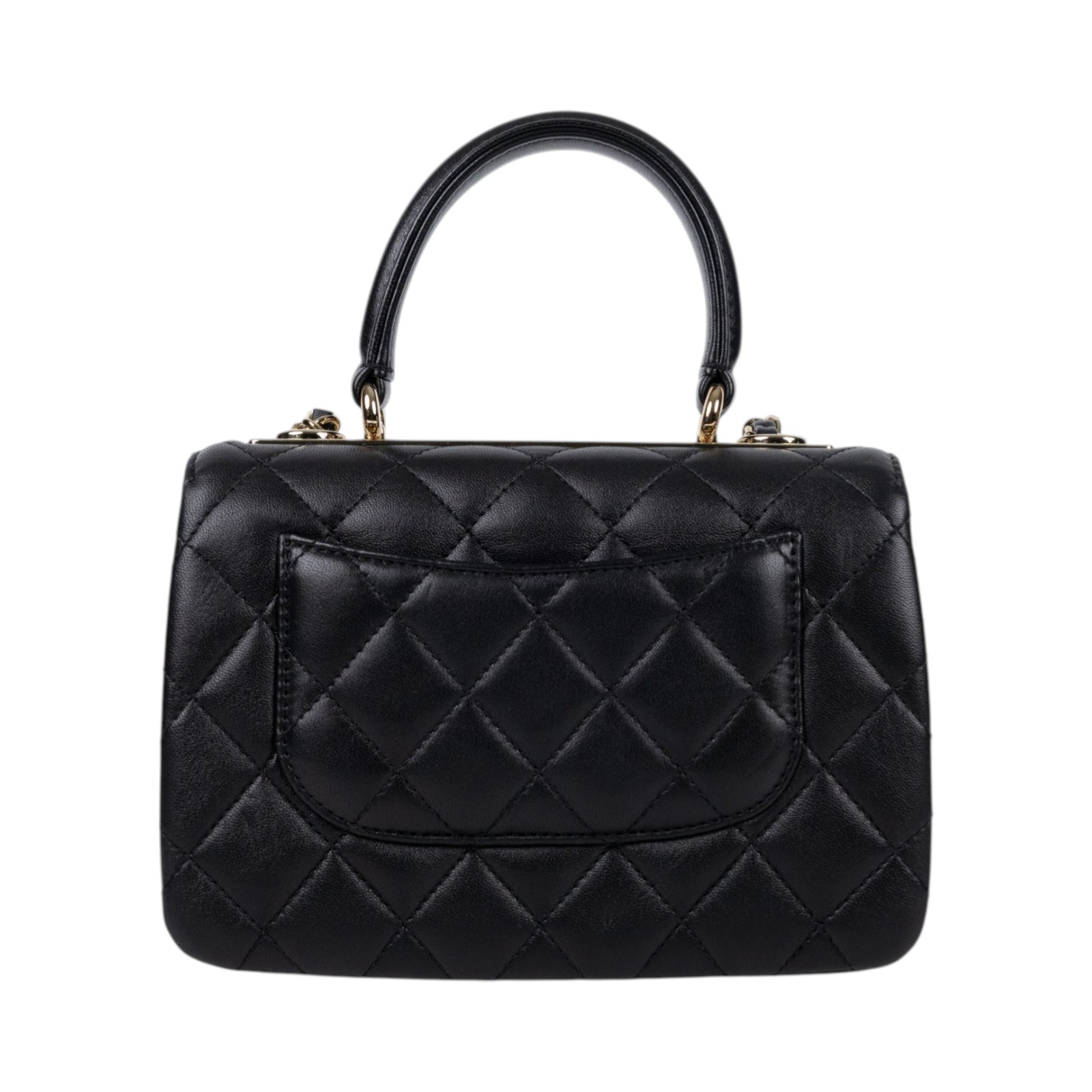 香奈兒 CHANEL Handle CC 迷你 手把 口蓋包 AS4654 Y60767 晶片款 黑羊TRENDY CC MINI 防塵袋/購買證明正本