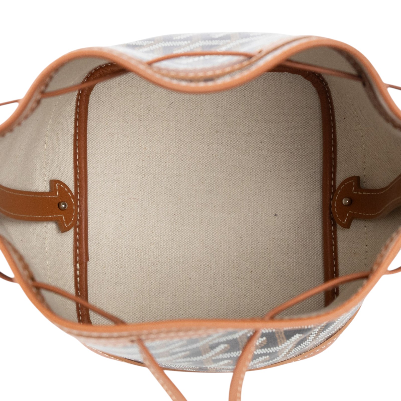 高雅德 GOYARD Petit Flot Bucket PM Bag 水桶包 PEFLOTPMLTY 棕 PETIT FLOT 水桶包 防塵袋/購買證明正本